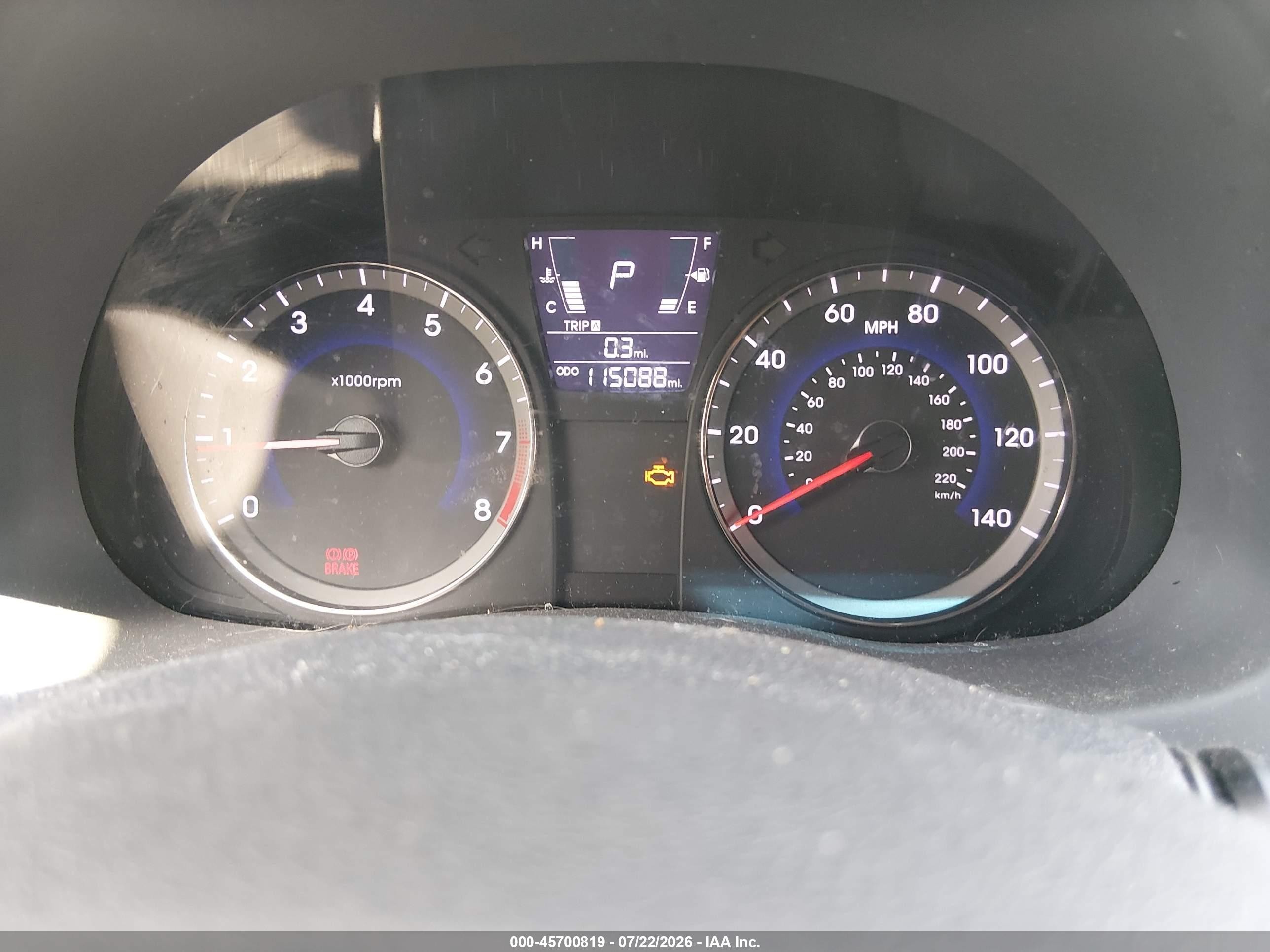 2014 Hyundai Accent Gs Black vin: KMHCT5AE6EU194752