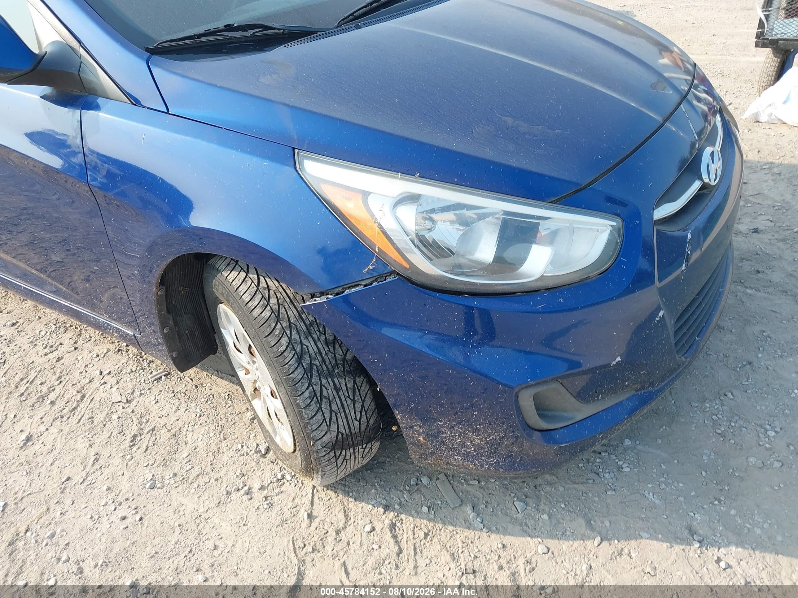 2015 Hyundai Accent Gs Blue vin: KMHCT5AE6FU204813