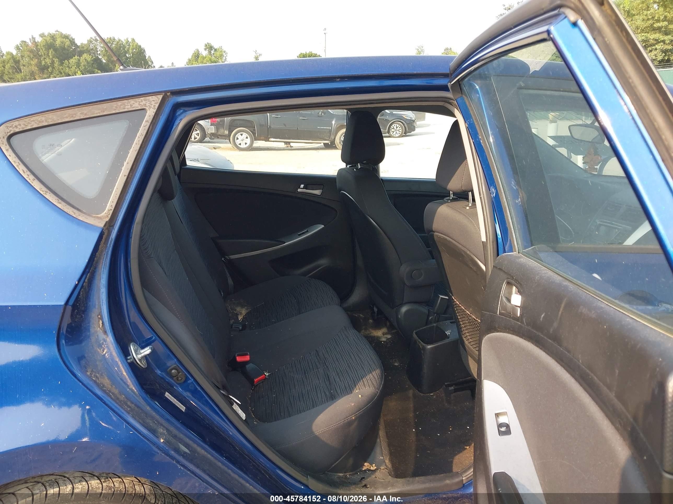 2015 Hyundai Accent Gs Blue vin: KMHCT5AE6FU204813