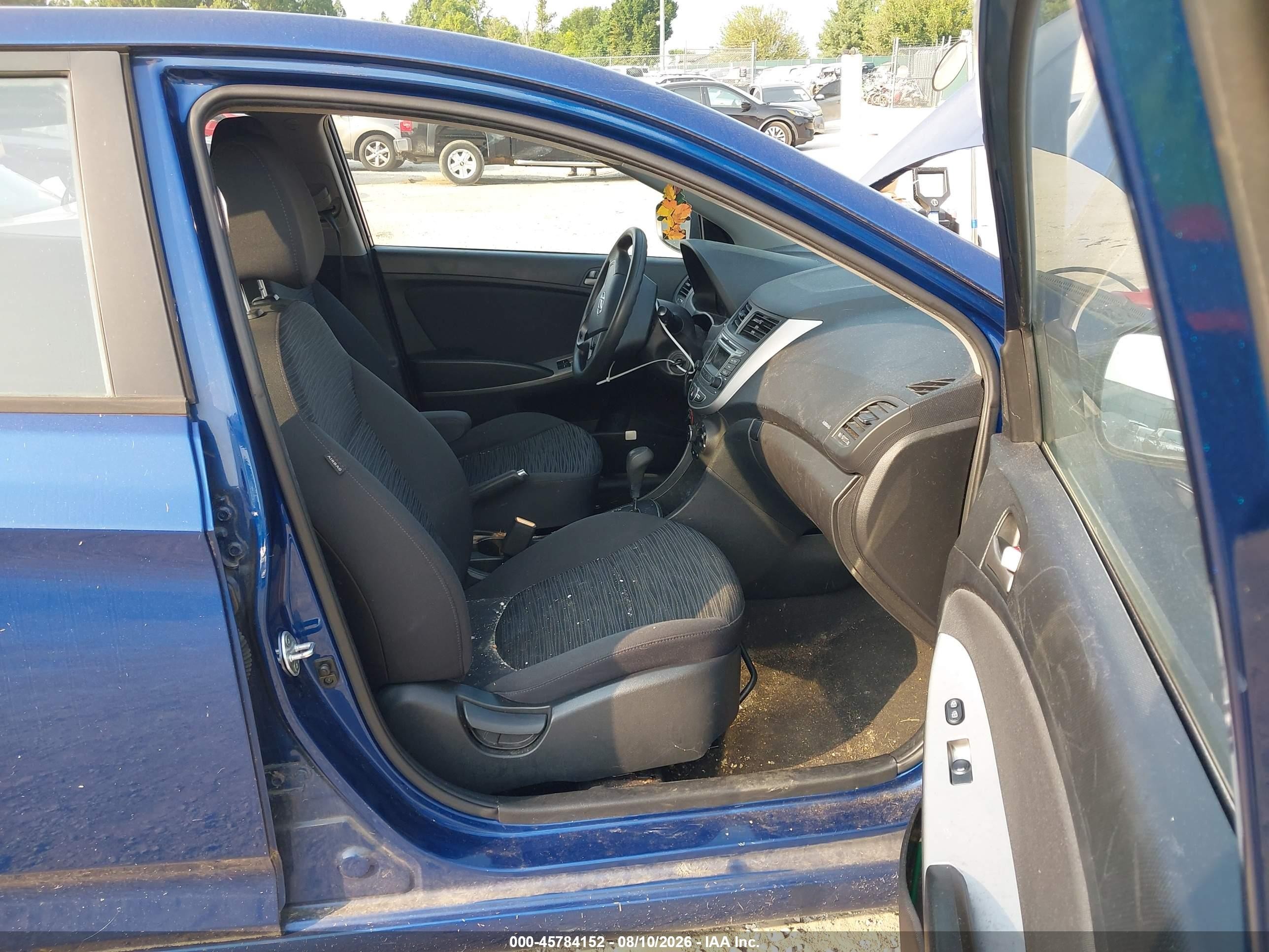 2015 Hyundai Accent Gs Blue vin: KMHCT5AE6FU204813
