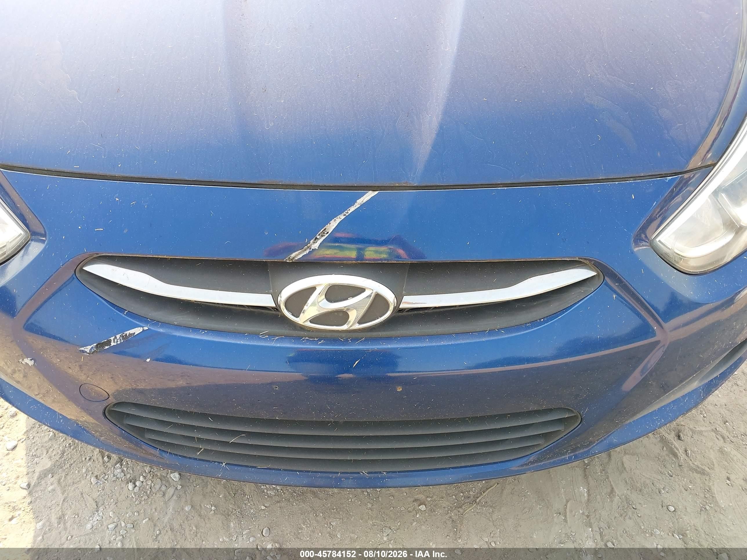 2015 Hyundai Accent Gs Blue vin: KMHCT5AE6FU204813