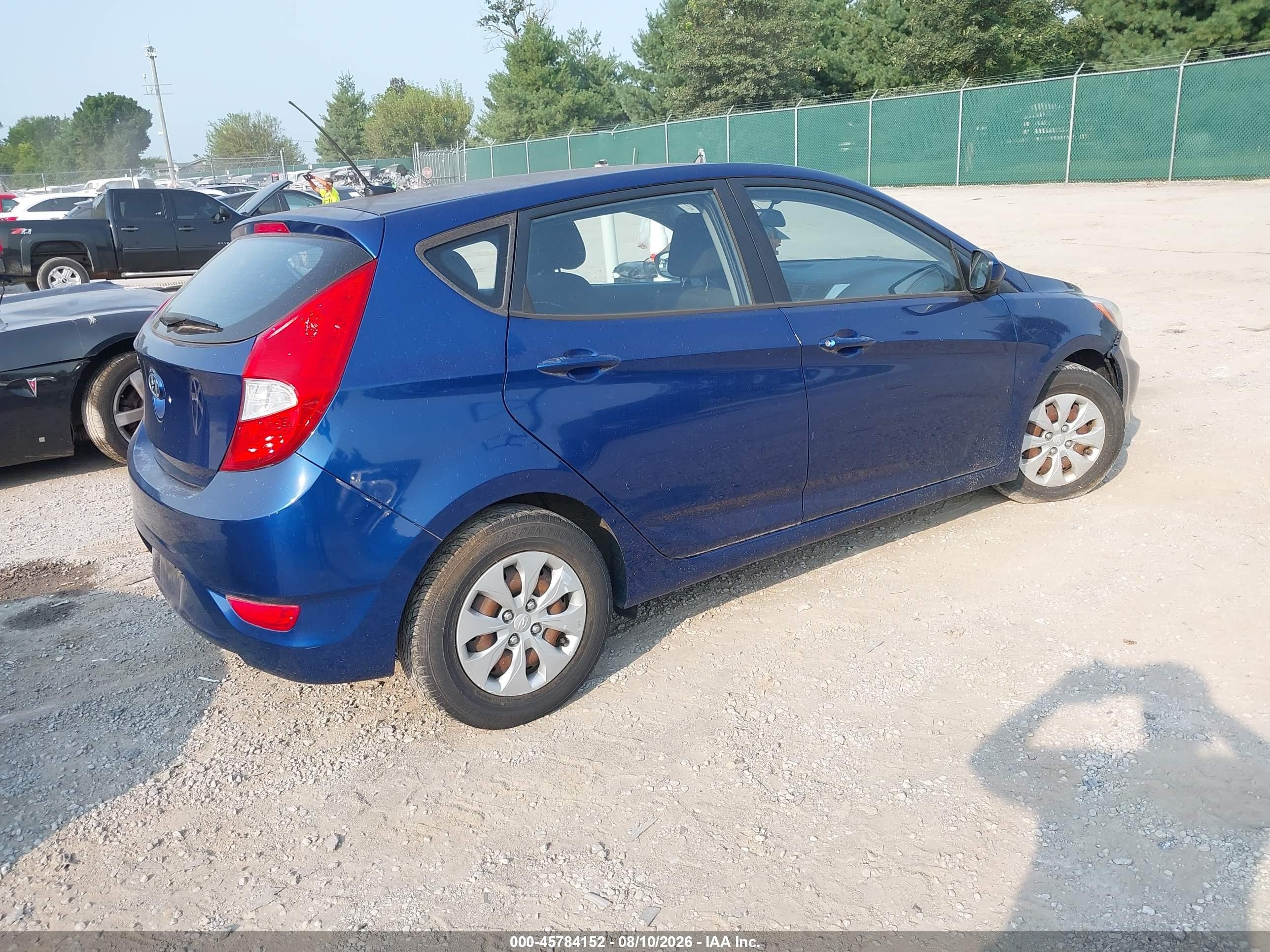 2015 Hyundai Accent Gs Blue vin: KMHCT5AE6FU204813