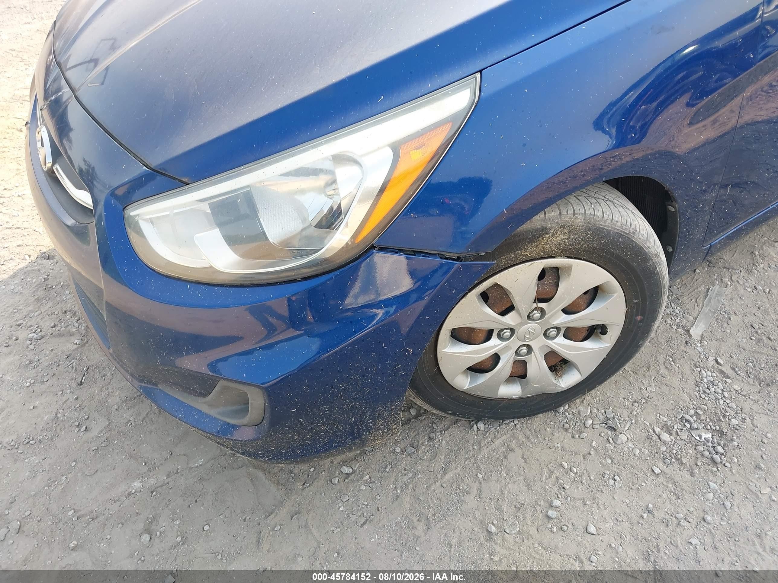 2015 Hyundai Accent Gs Blue vin: KMHCT5AE6FU204813