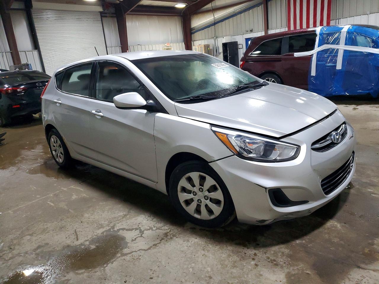2015 Hyundai Accent Gs Silver vin: KMHCT5AE6FU232224