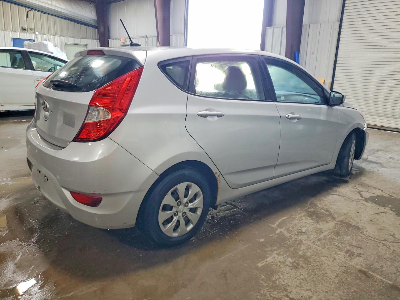 2015 Hyundai Accent Gs Silver vin: KMHCT5AE6FU232224