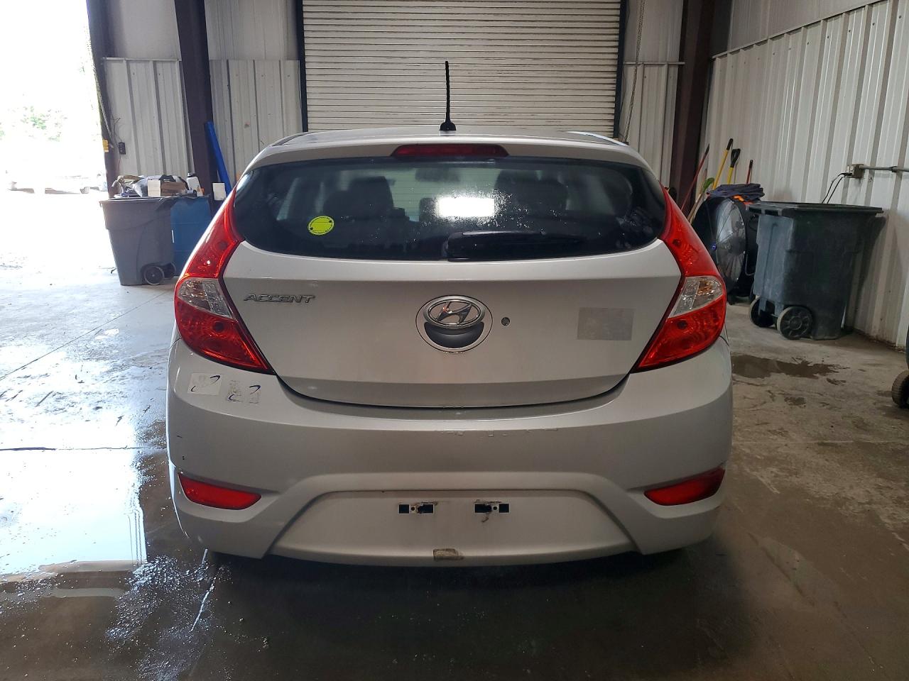 2015 Hyundai Accent Gs Silver vin: KMHCT5AE6FU232224