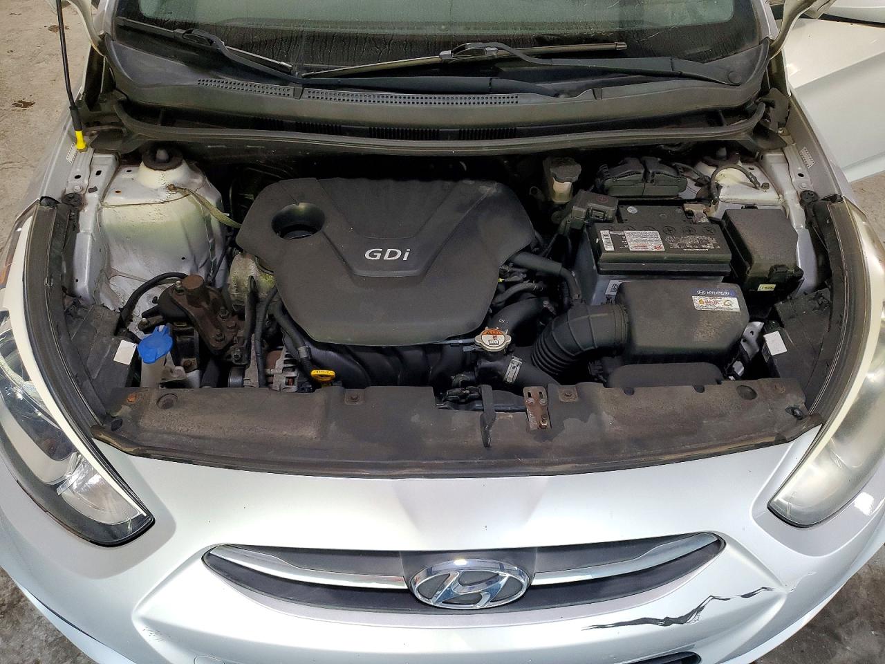 2015 Hyundai Accent Gs Silver vin: KMHCT5AE6FU232224