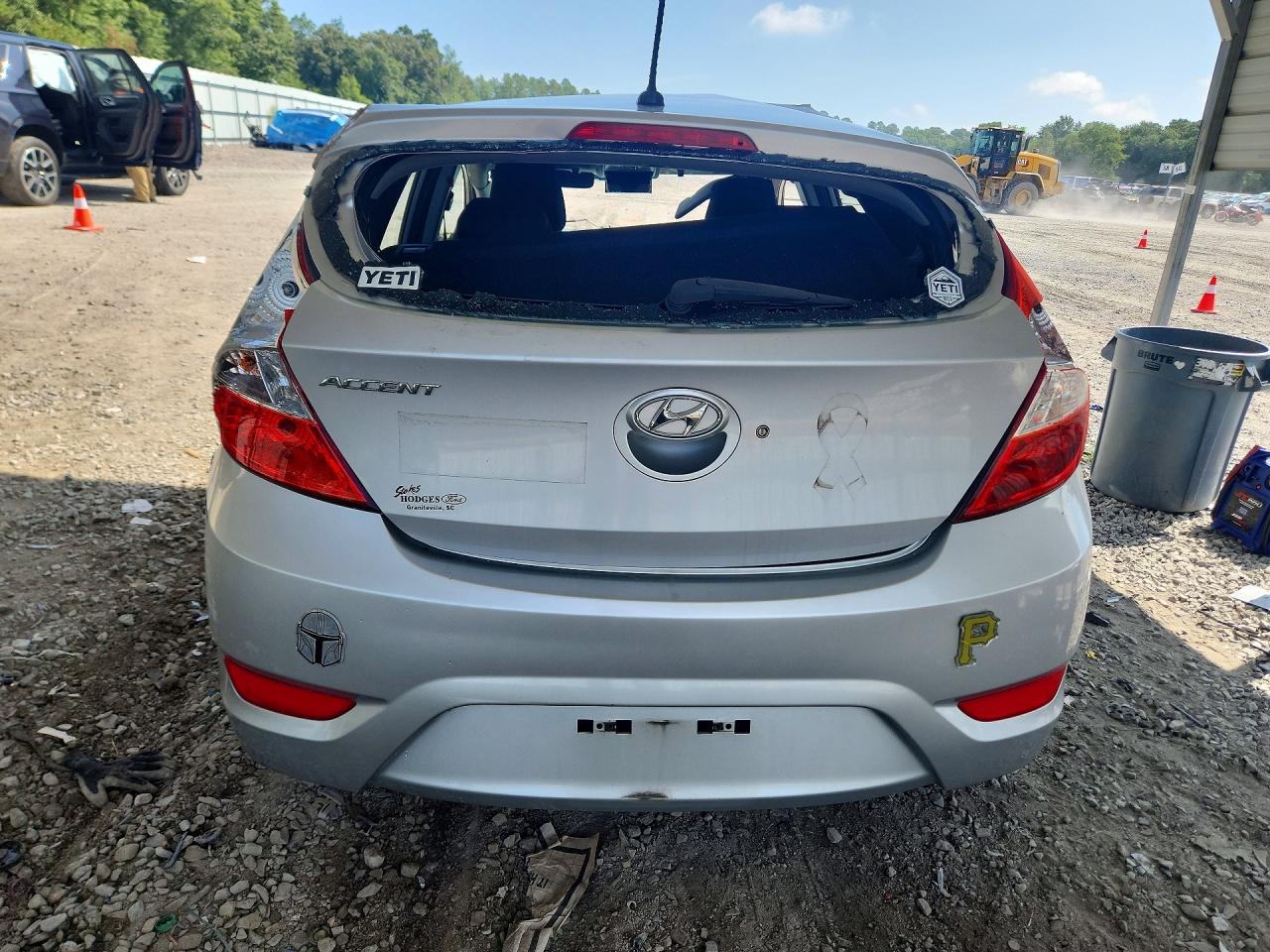 2012 Hyundai Accent Gs Silver vin: KMHCT5AE7CU006298