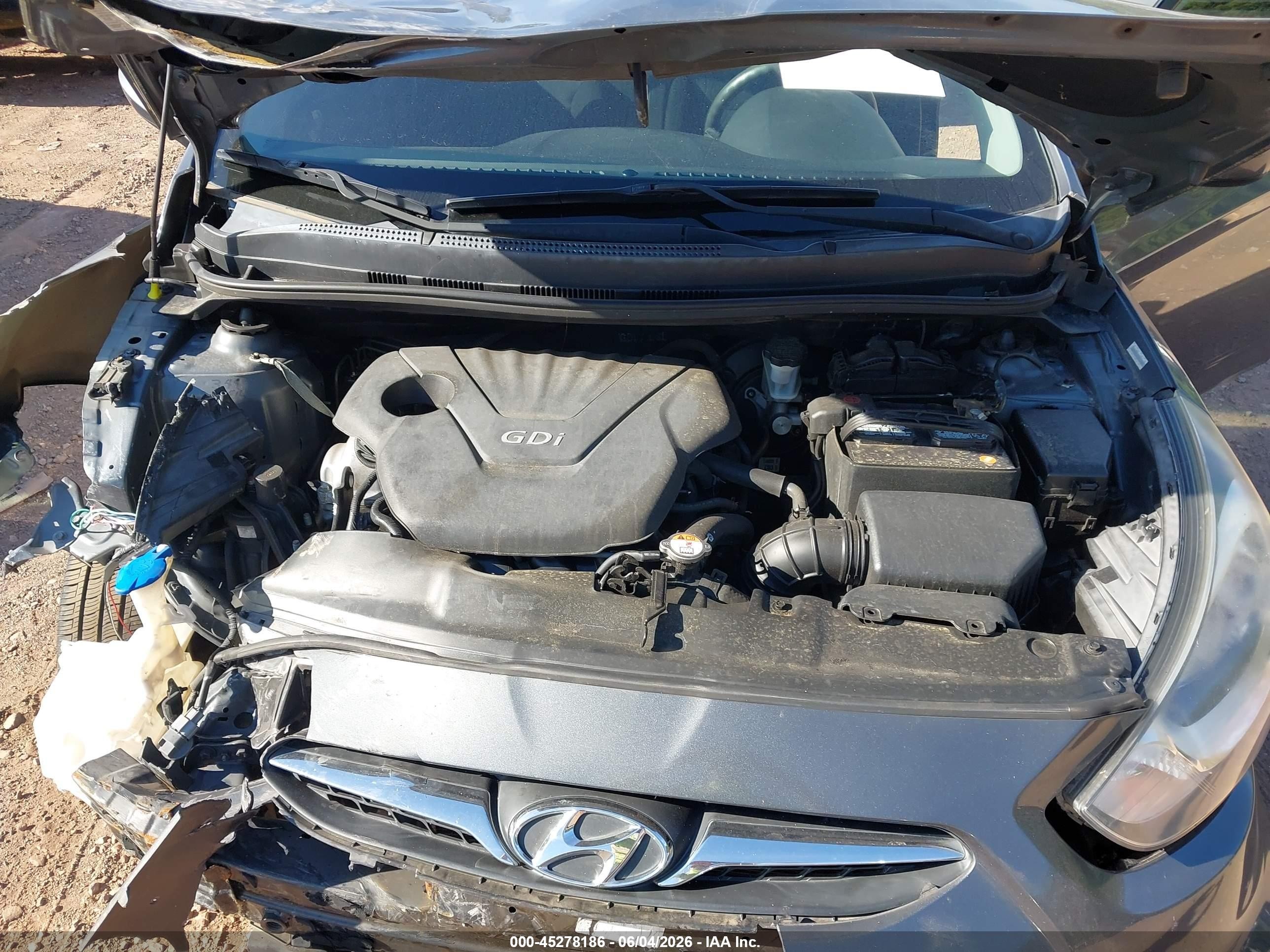2012 Hyundai Accent Gs Black vin: KMHCT5AE7CU046445