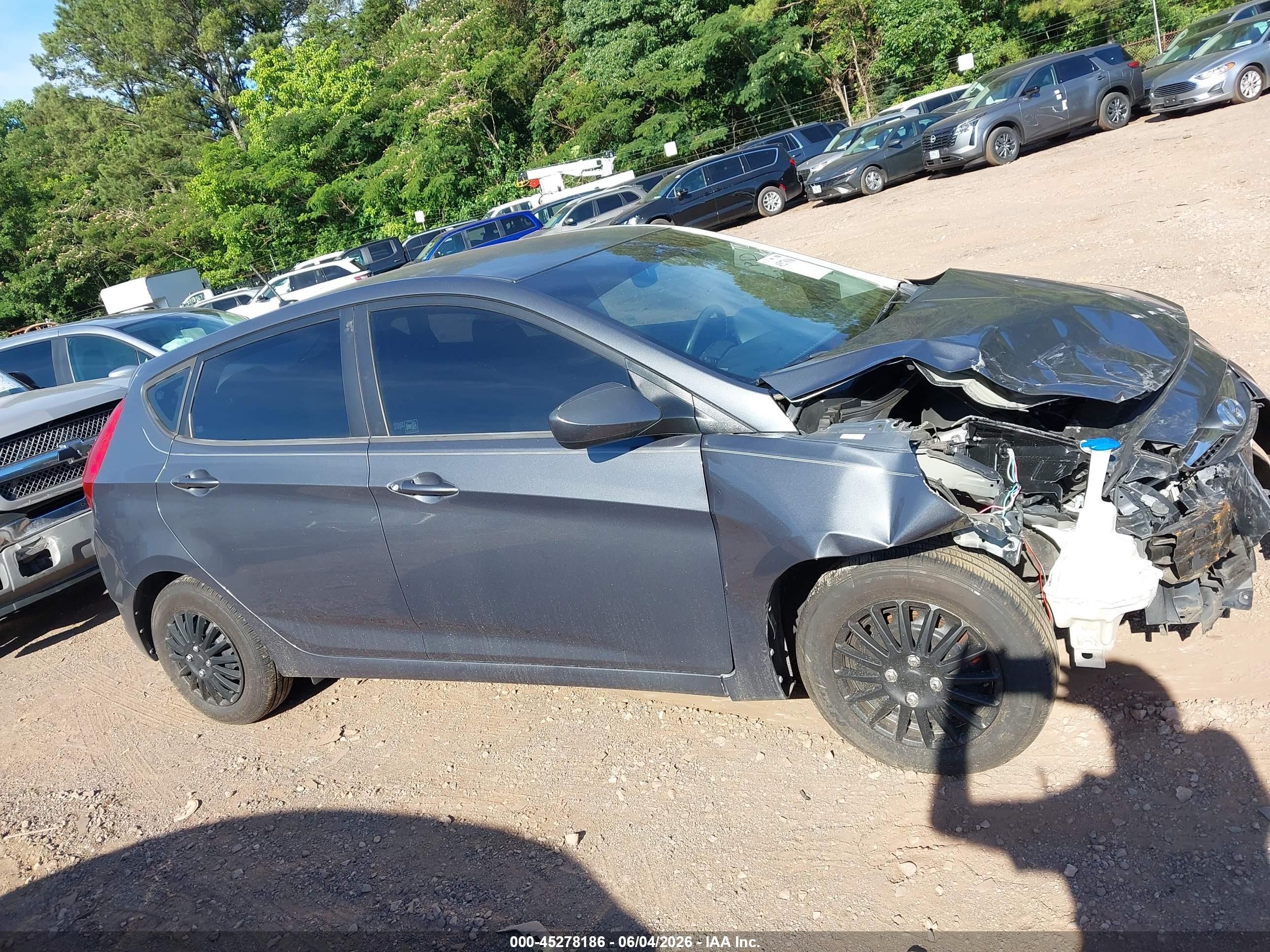2012 Hyundai Accent Gs Black vin: KMHCT5AE7CU046445