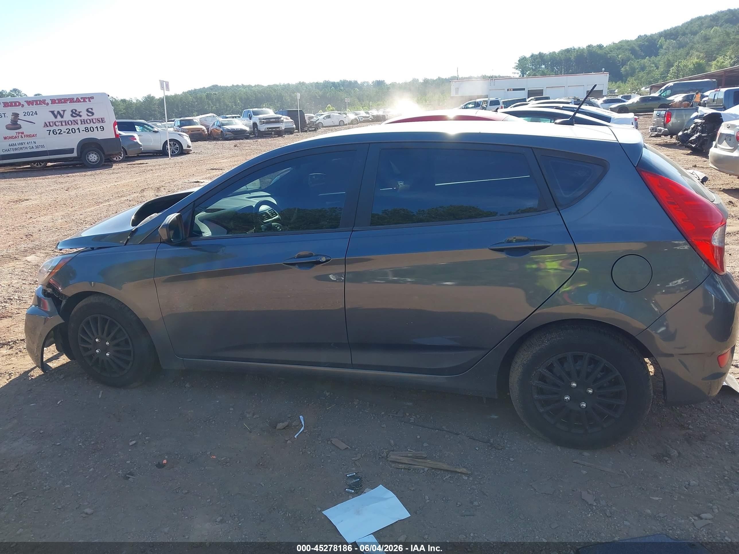 2012 Hyundai Accent Gs Black vin: KMHCT5AE7CU046445