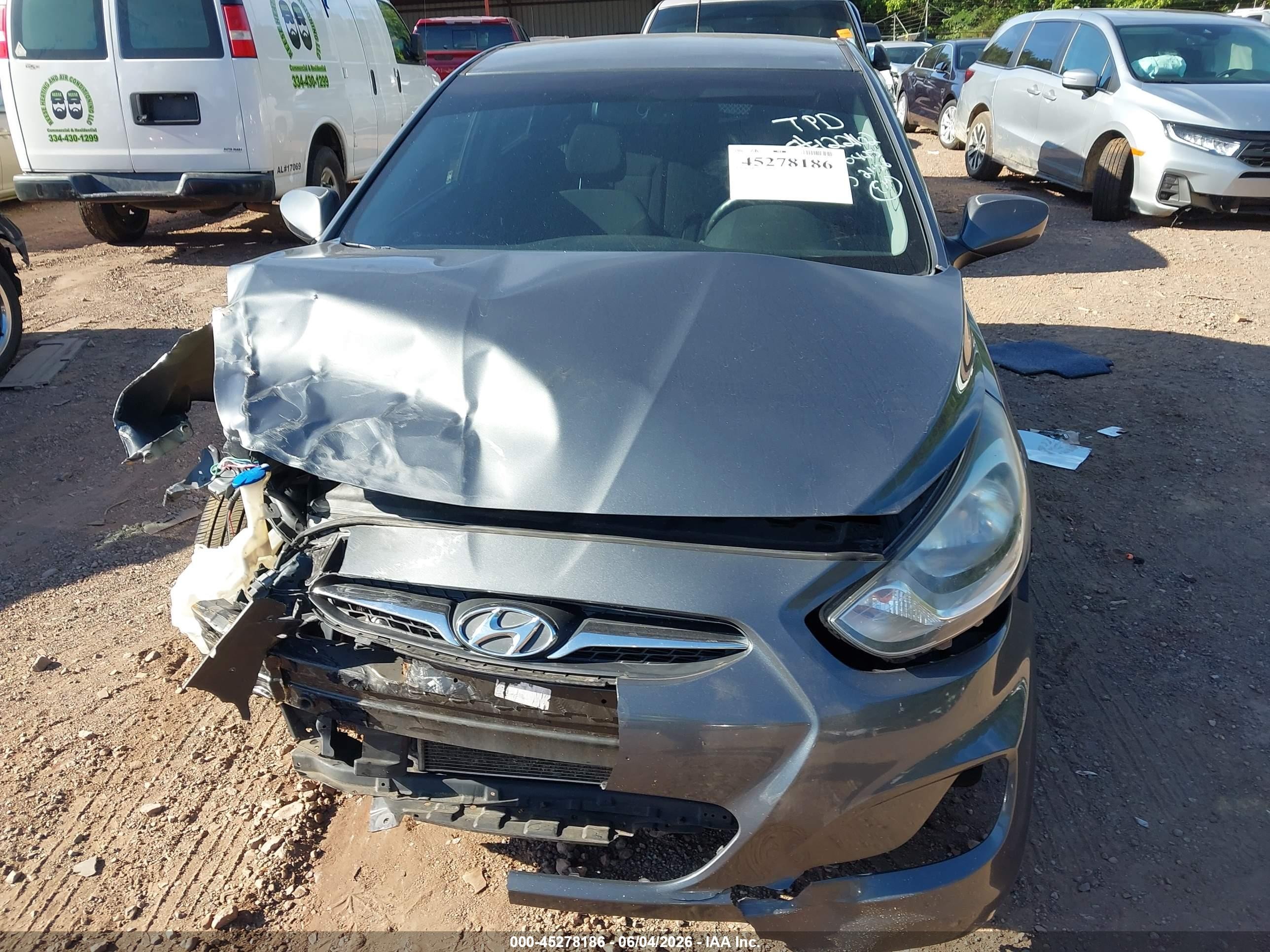 2012 Hyundai Accent Gs Black vin: KMHCT5AE7CU046445