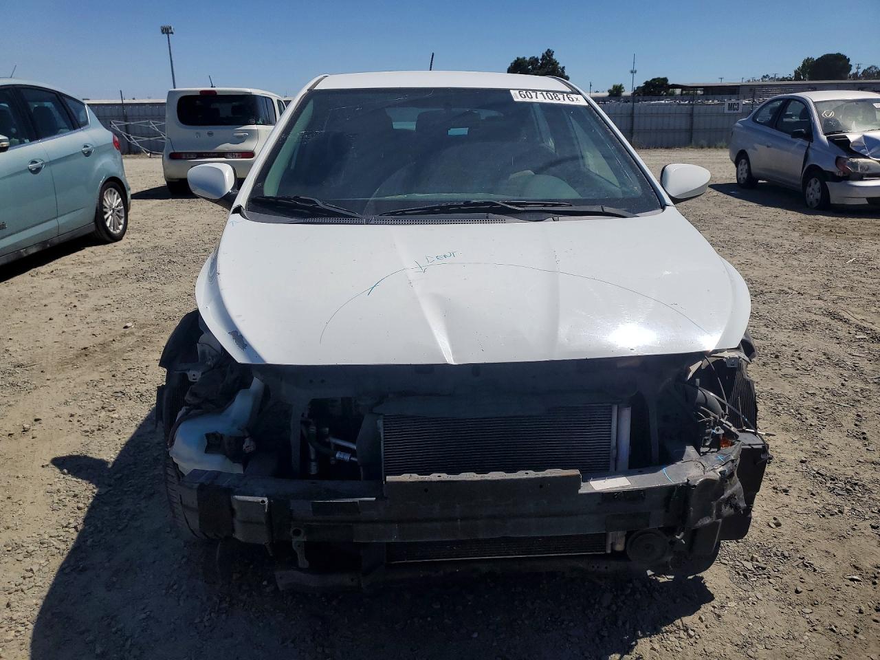 2012 Hyundai Accent Gs White vin: KMHCT5AE7CU051712
