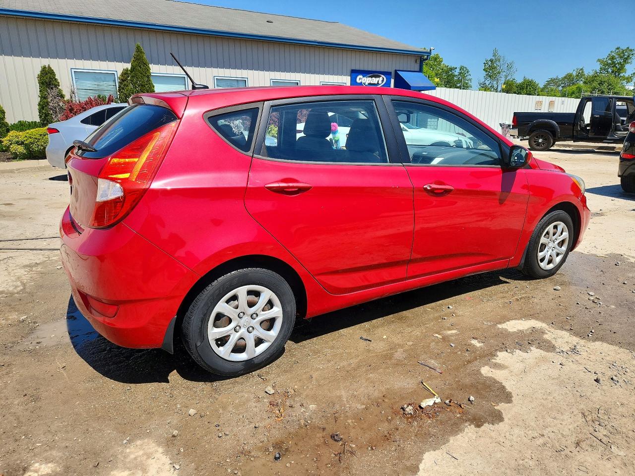 2013 Hyundai Accent Gs Red vin: KMHCT5AE7DU093184