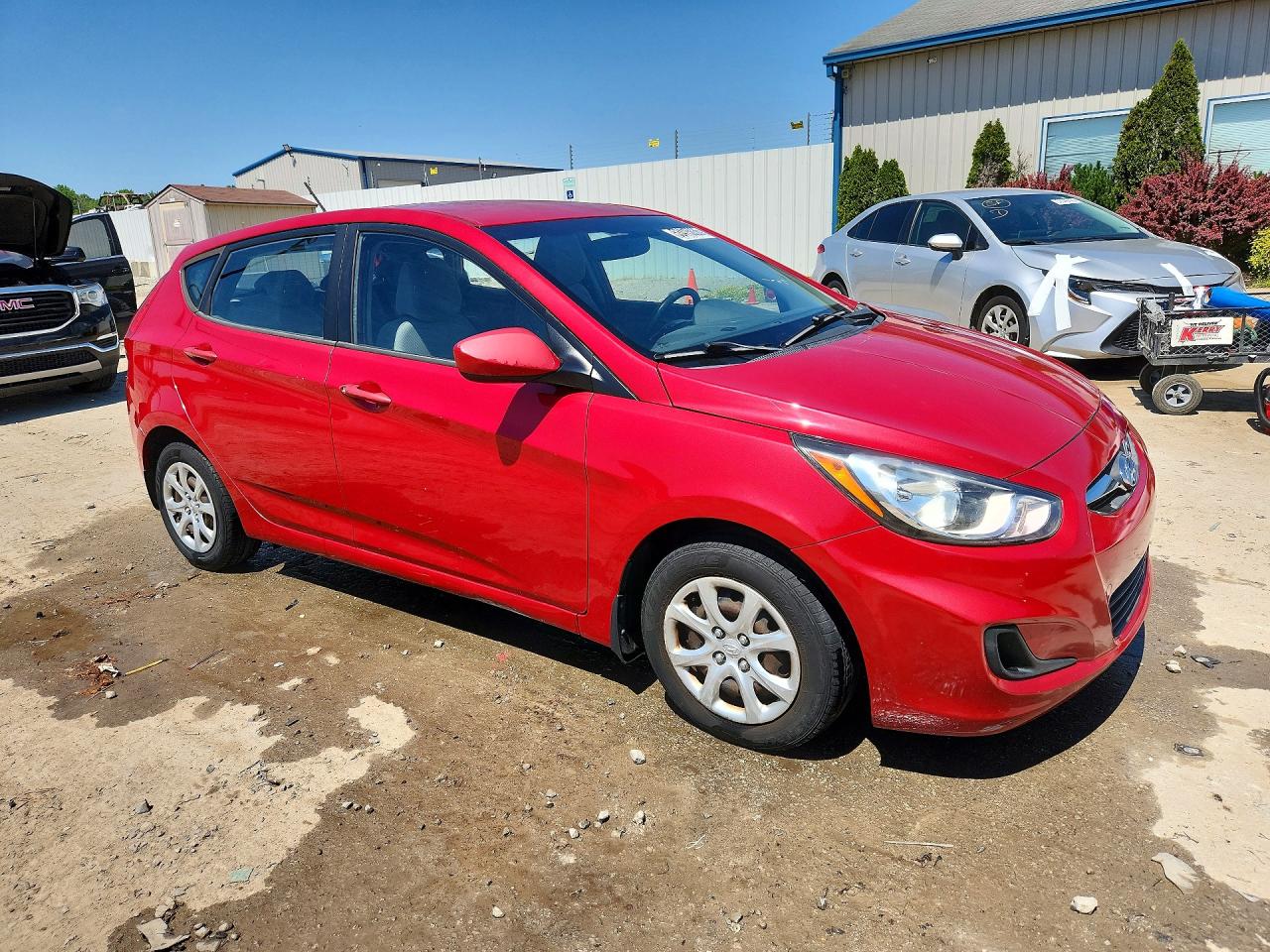 2013 Hyundai Accent Gs Red vin: KMHCT5AE7DU093184