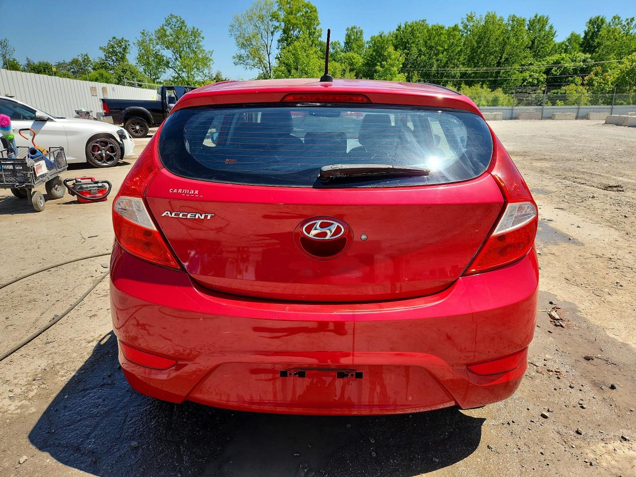 2013 Hyundai Accent Gs Red vin: KMHCT5AE7DU093184