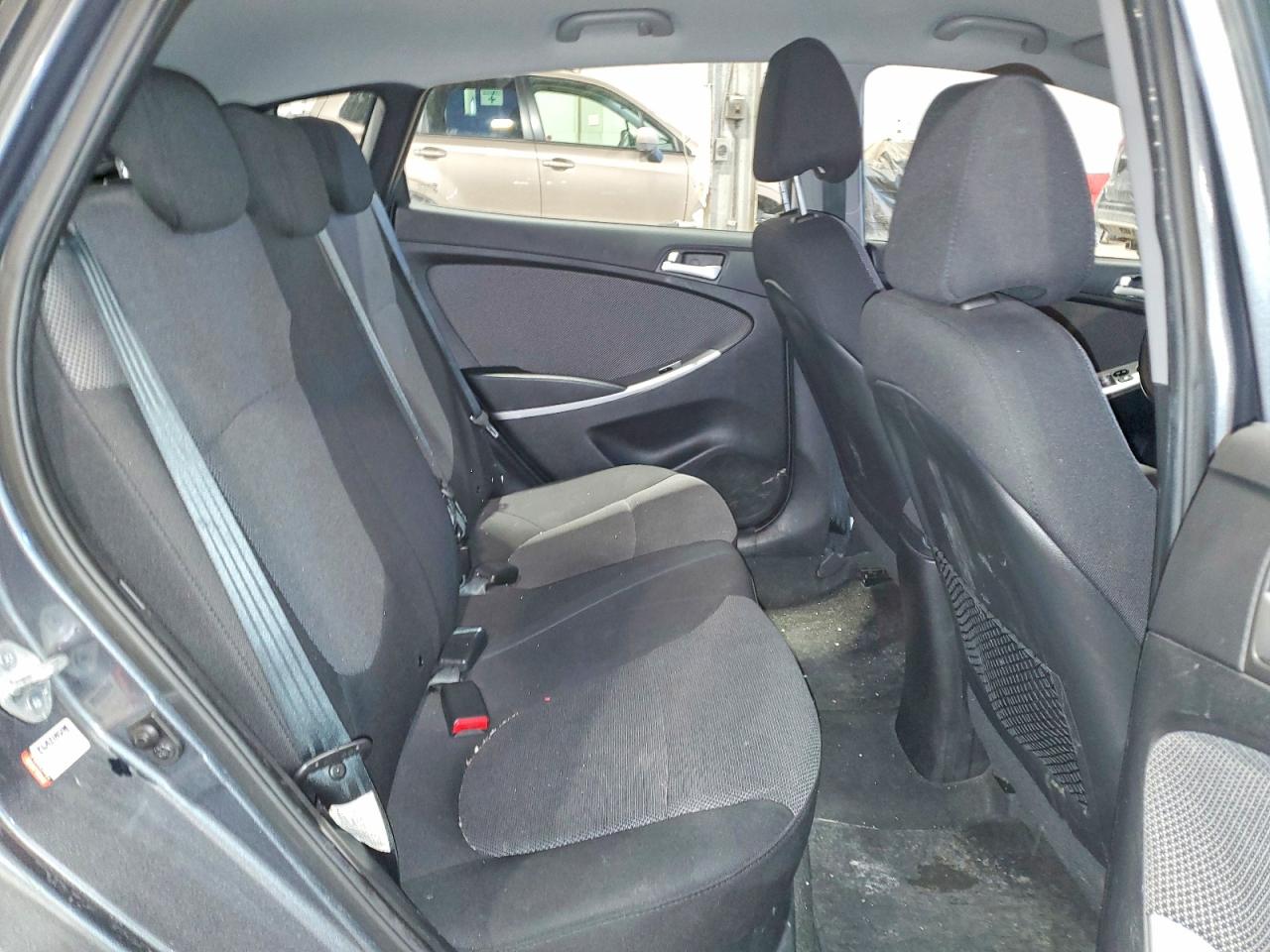 2013 Hyundai Accent Gls Gray vin: KMHCT5AE7DU096943