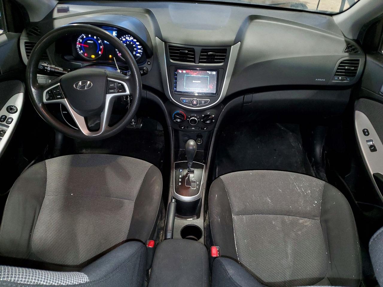 2013 Hyundai Accent Gls Gray vin: KMHCT5AE7DU096943