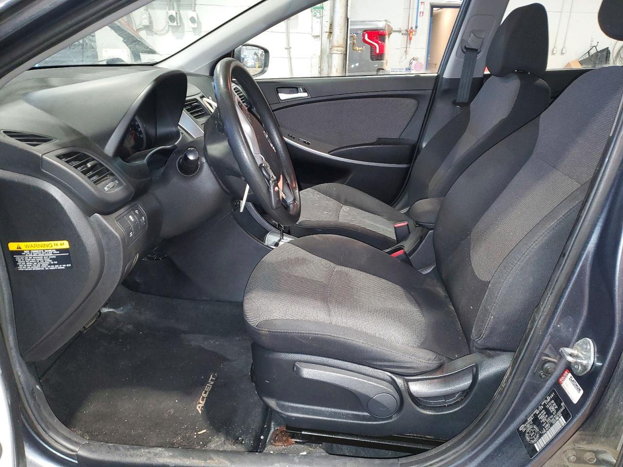 2013 Hyundai Accent Gls Gray vin: KMHCT5AE7DU096943
