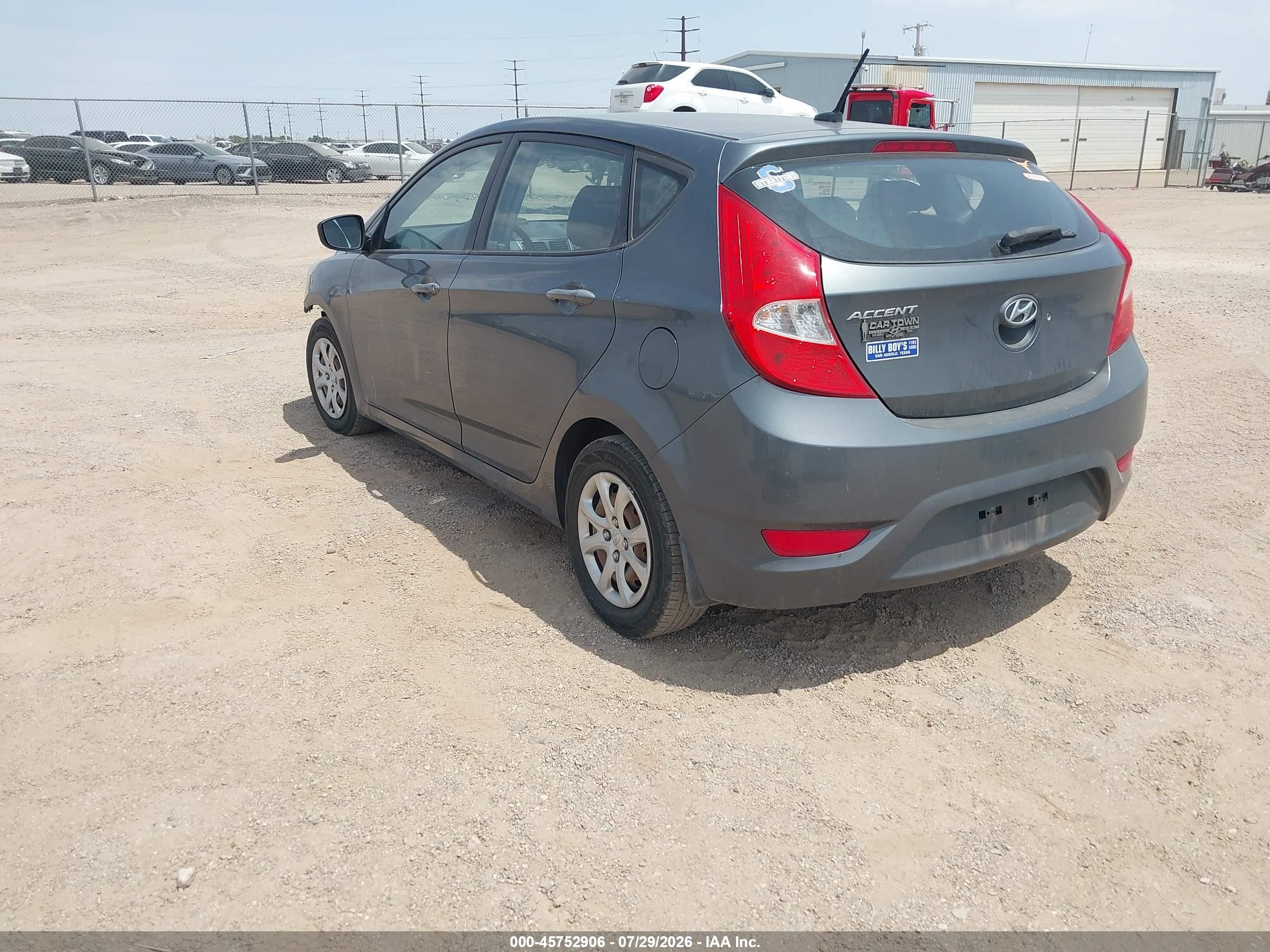 2013 Hyundai Accent Gs Серый vin: KMHCT5AE7DU100389
