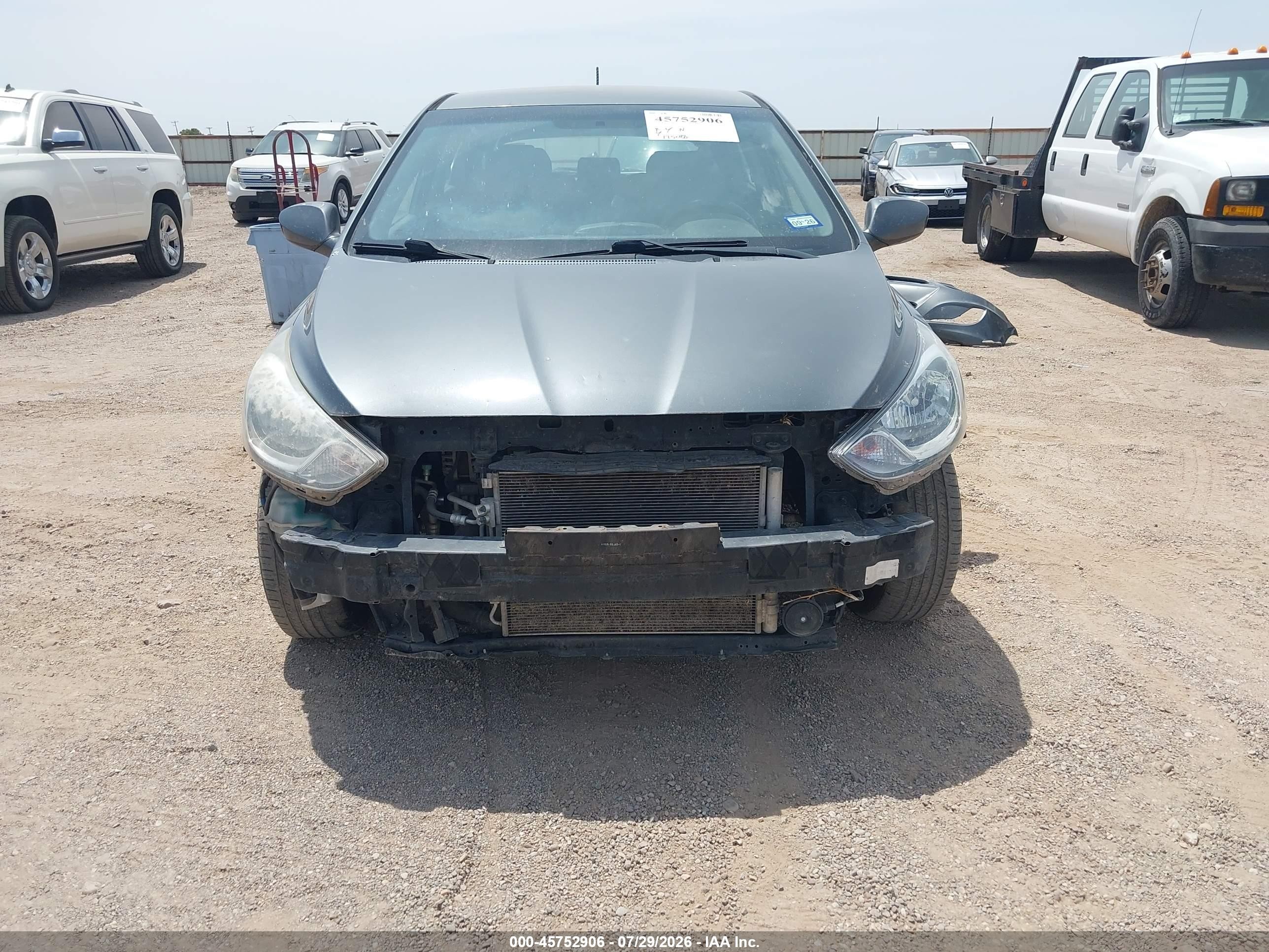 2013 Hyundai Accent Gs Серый vin: KMHCT5AE7DU100389