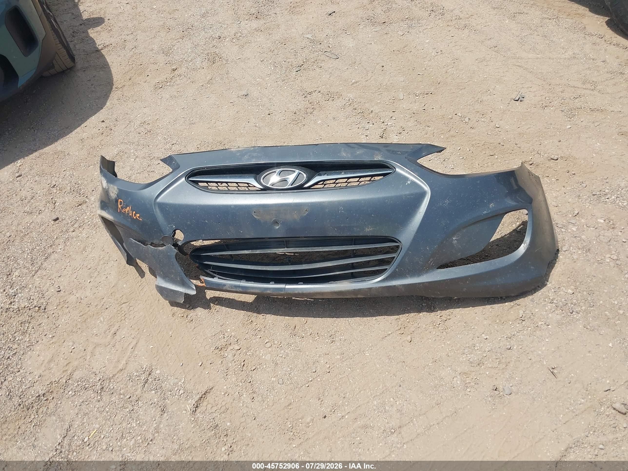 2013 Hyundai Accent Gs Серый vin: KMHCT5AE7DU100389