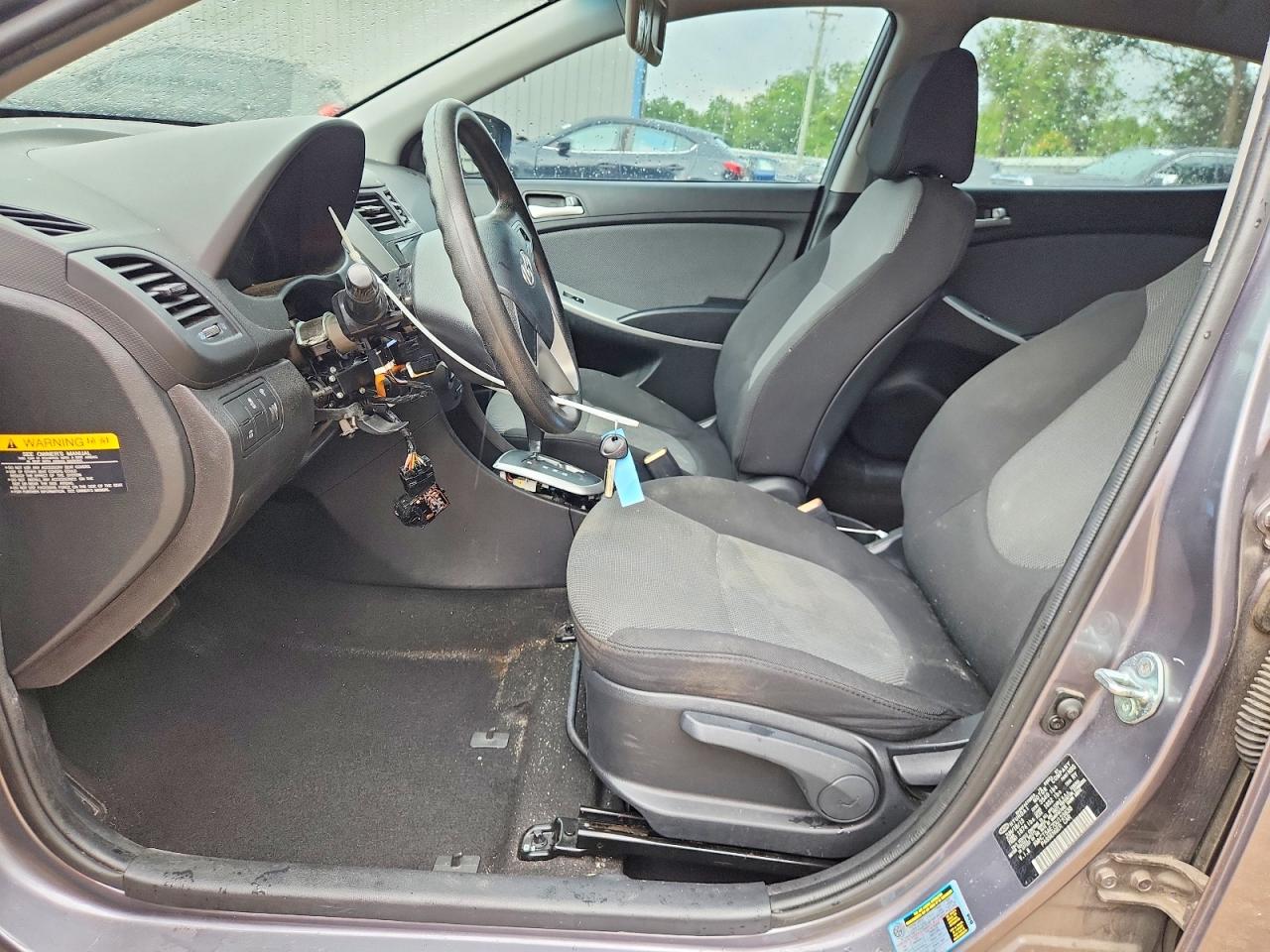 2013 Hyundai Accent Gs Gray vin: KMHCT5AE7DU123638