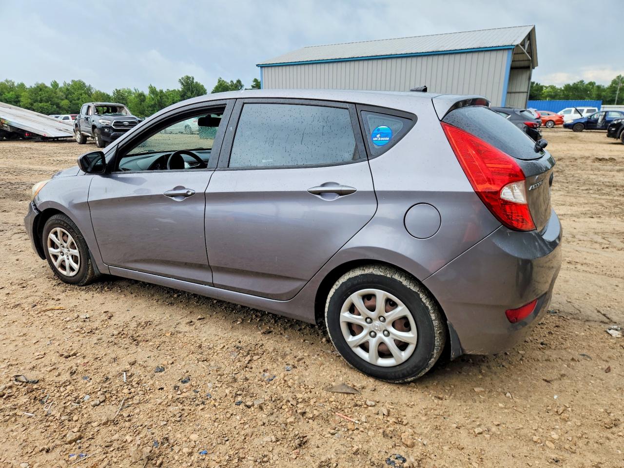 2013 Hyundai Accent Gs Gray vin: KMHCT5AE7DU123638