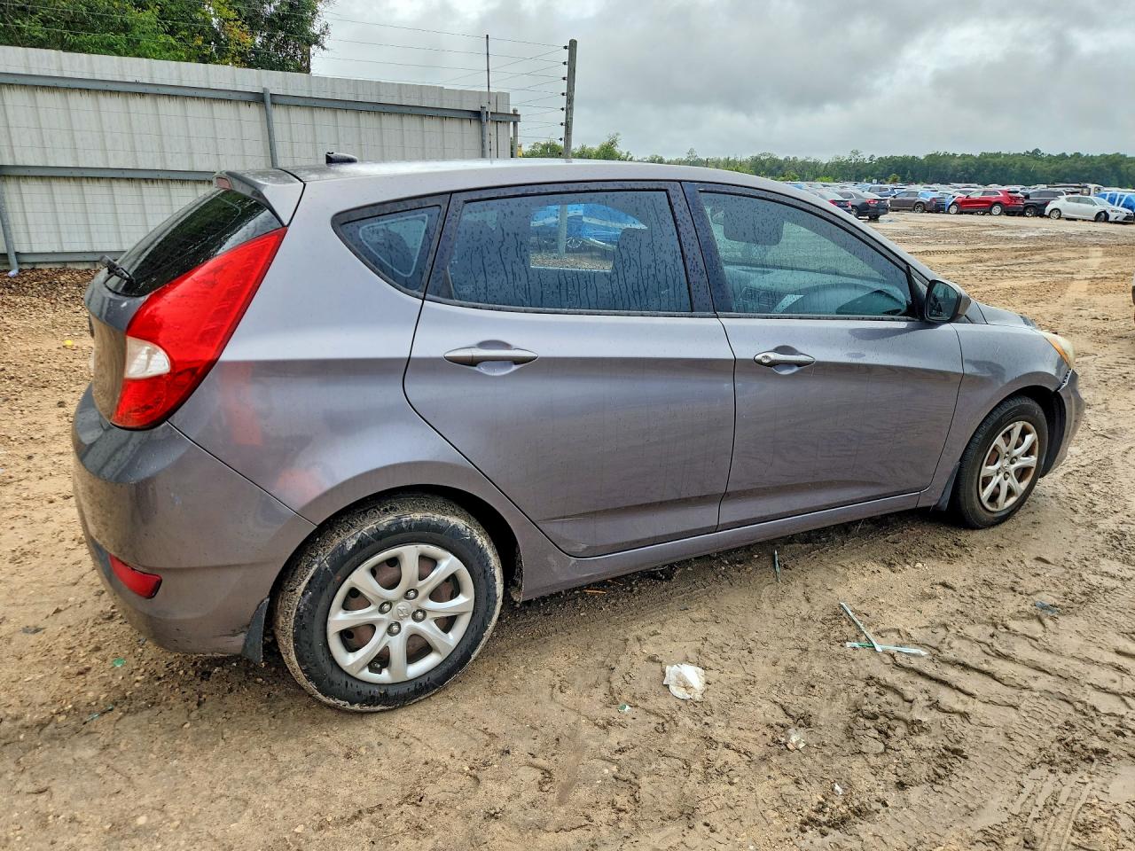 2013 Hyundai Accent Gs Gray vin: KMHCT5AE7DU123638