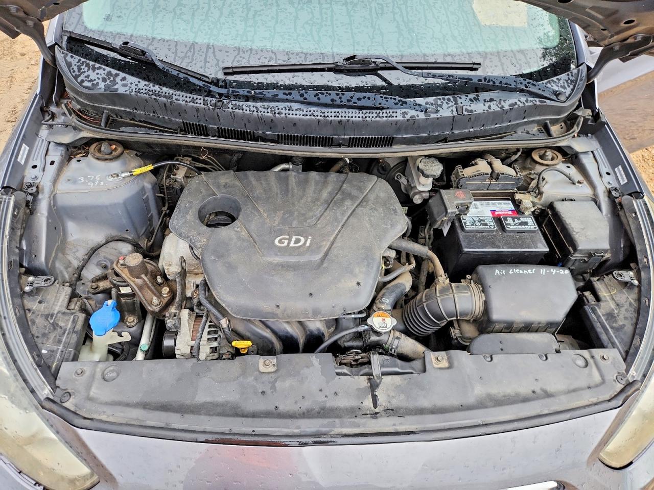 2013 Hyundai Accent Gs Gray vin: KMHCT5AE7DU123638