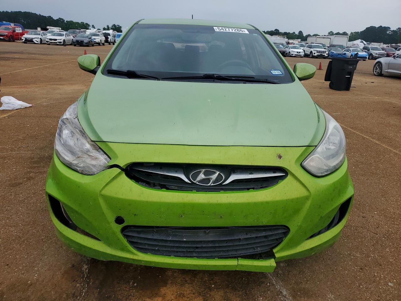 2013 Hyundai Accent Gs Green vin: KMHCT5AE7DU129326