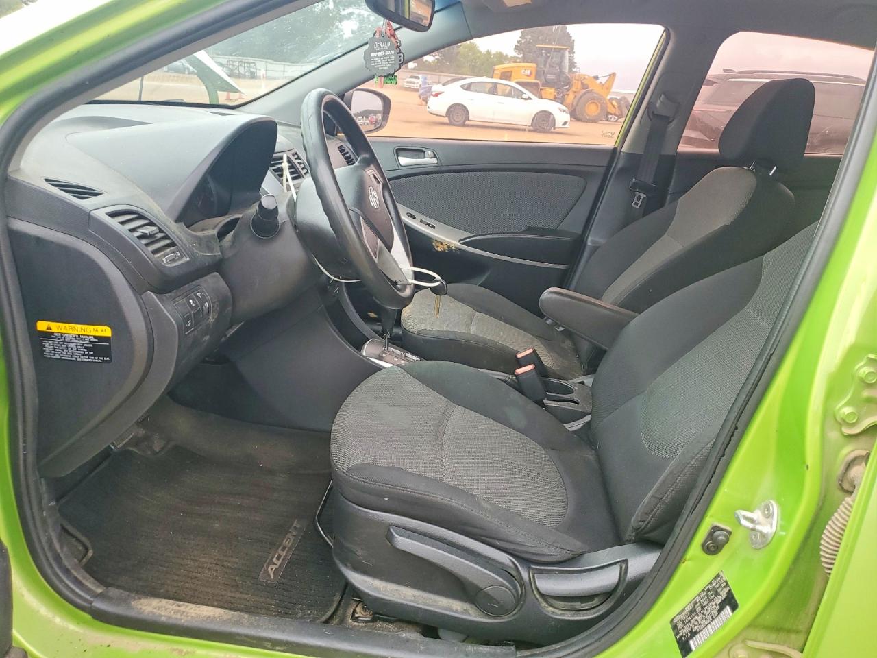 2013 Hyundai Accent Gs Green vin: KMHCT5AE7DU129326