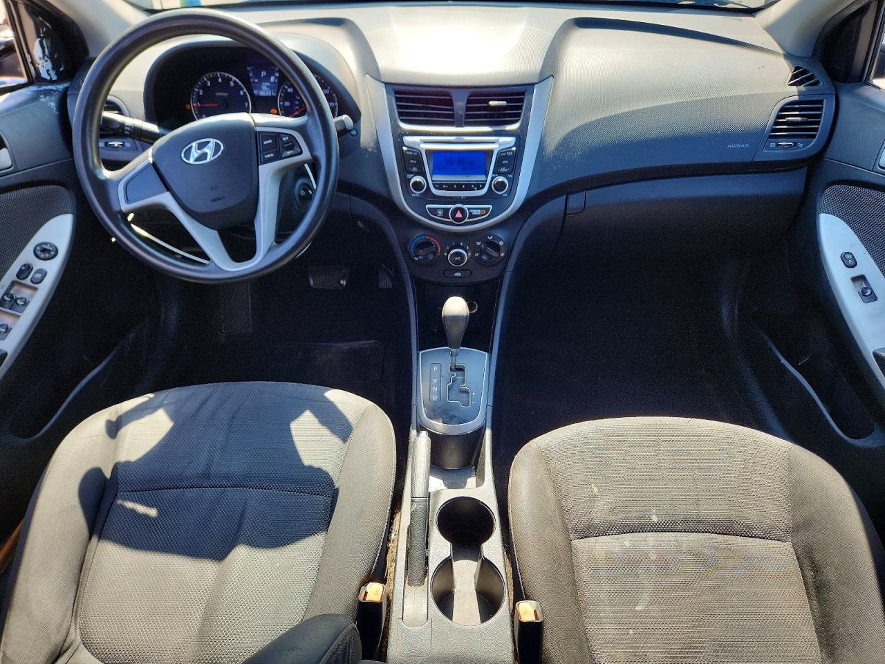 2014 Hyundai Accent Gs Gray vin: KMHCT5AE7EU141171