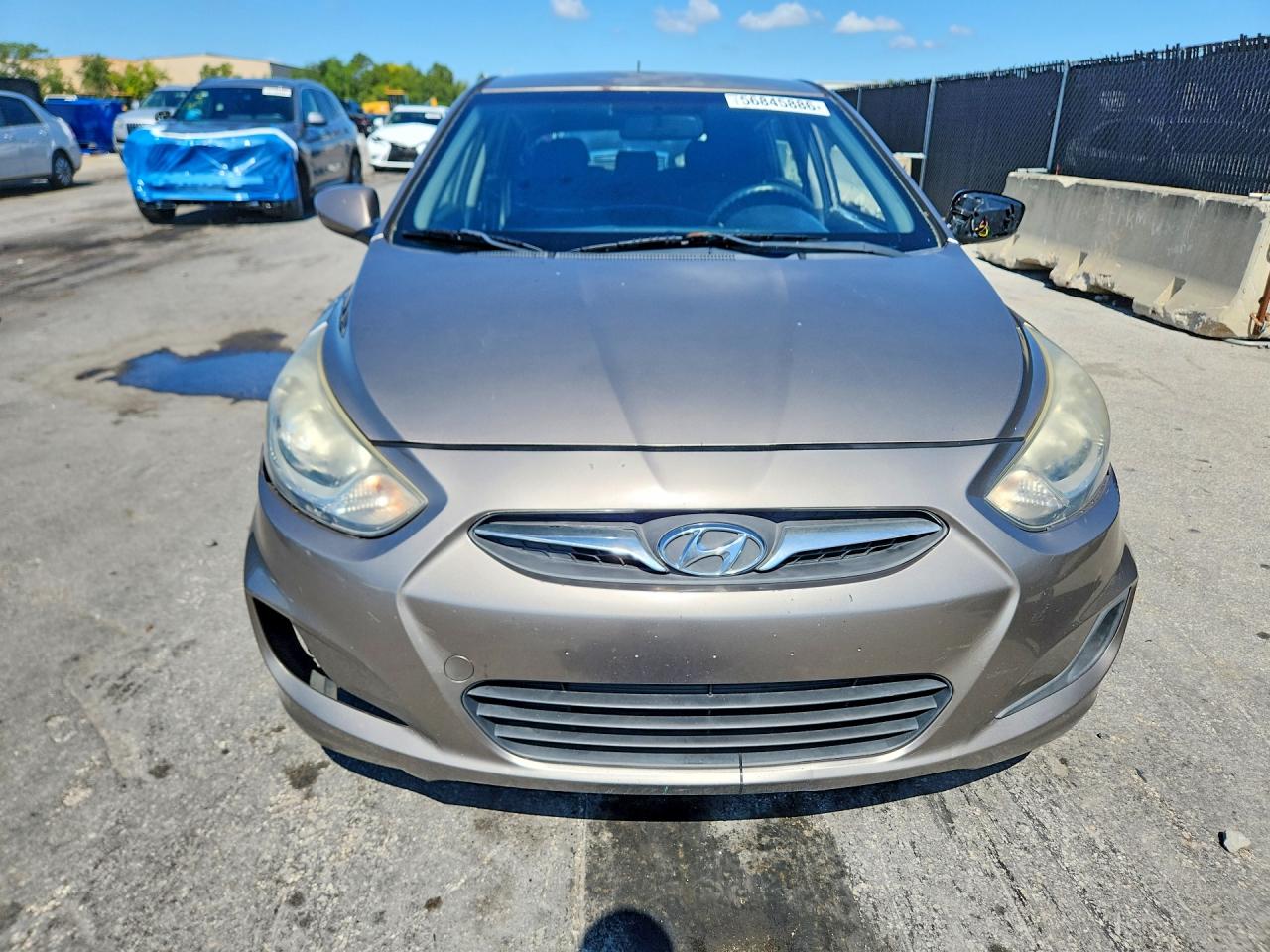 2014 Hyundai Accent Gs Gray vin: KMHCT5AE7EU141171
