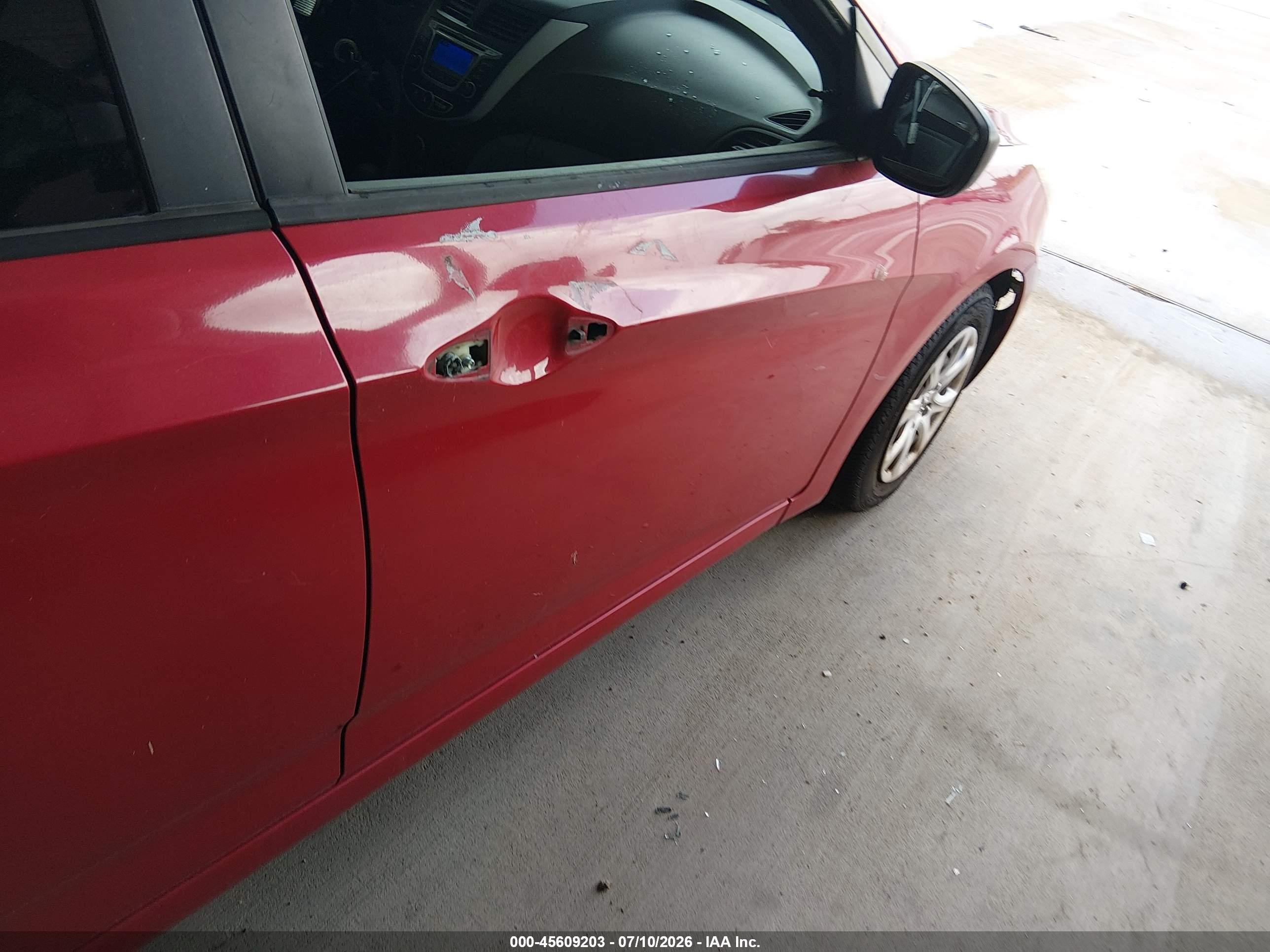 2014 Hyundai Accent Gs Red vin: KMHCT5AE7EU141297