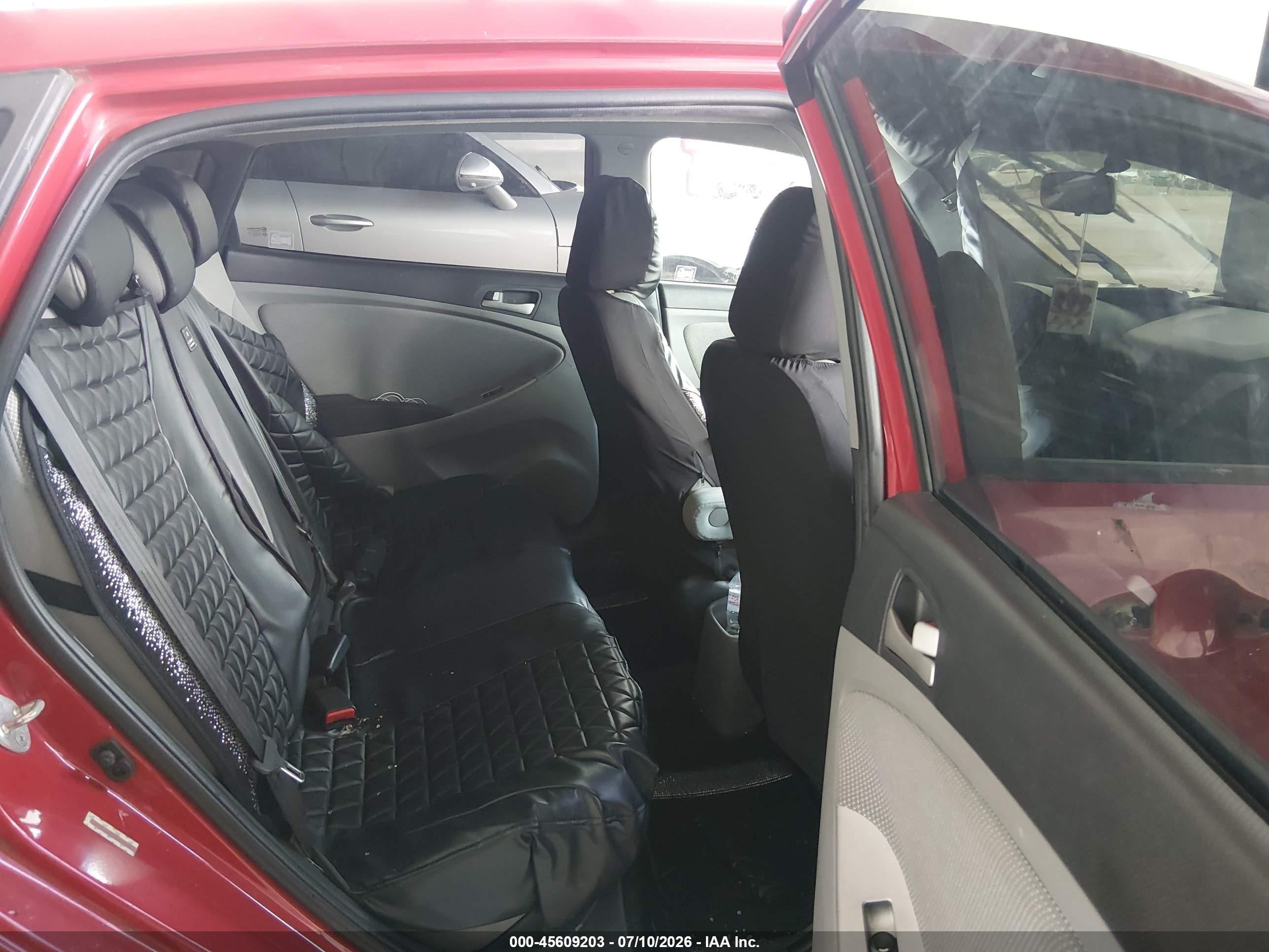 2014 Hyundai Accent Gs Red vin: KMHCT5AE7EU141297