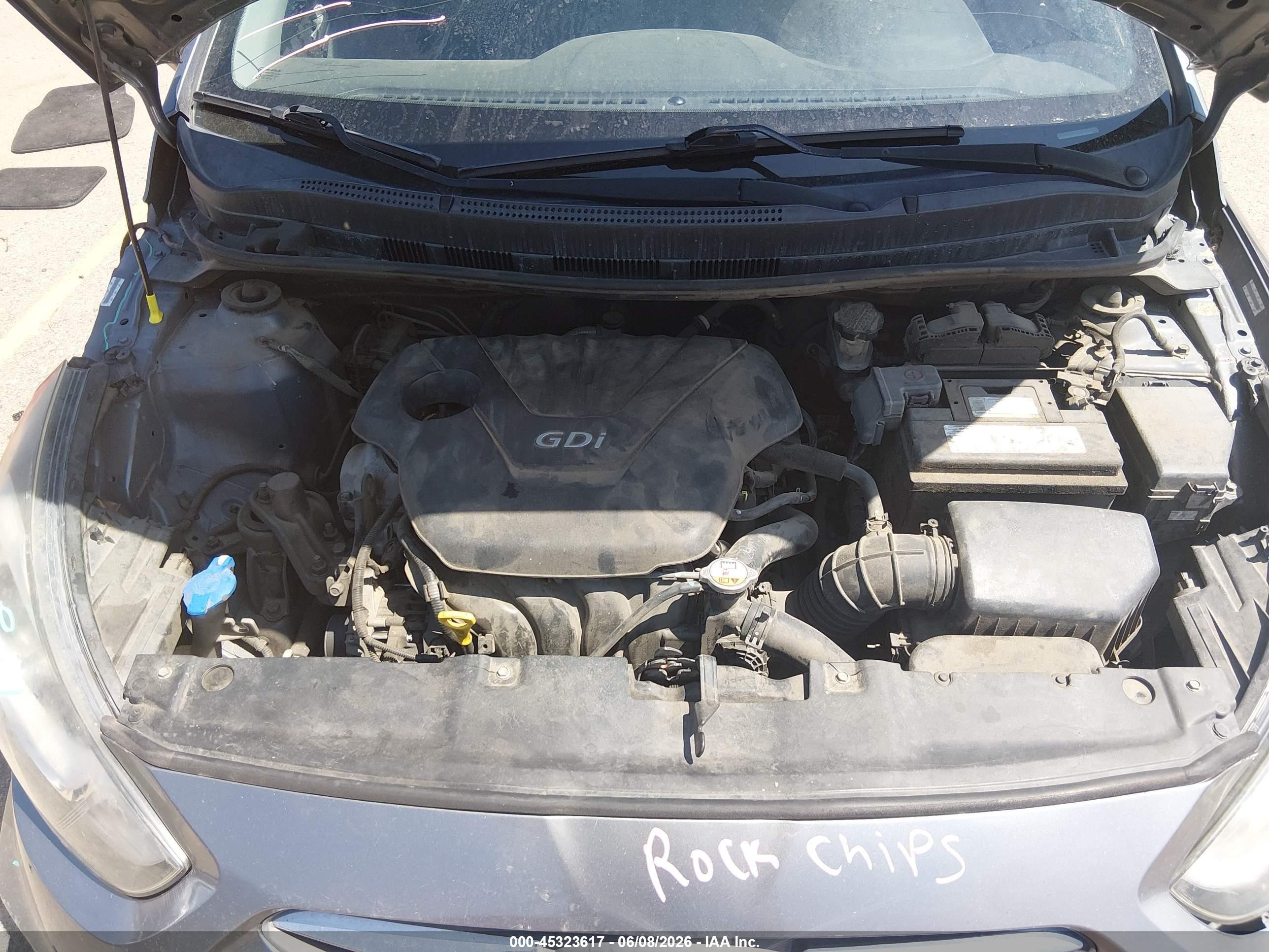 2014 Hyundai Accent Gs Серый vin: KMHCT5AE7EU171514