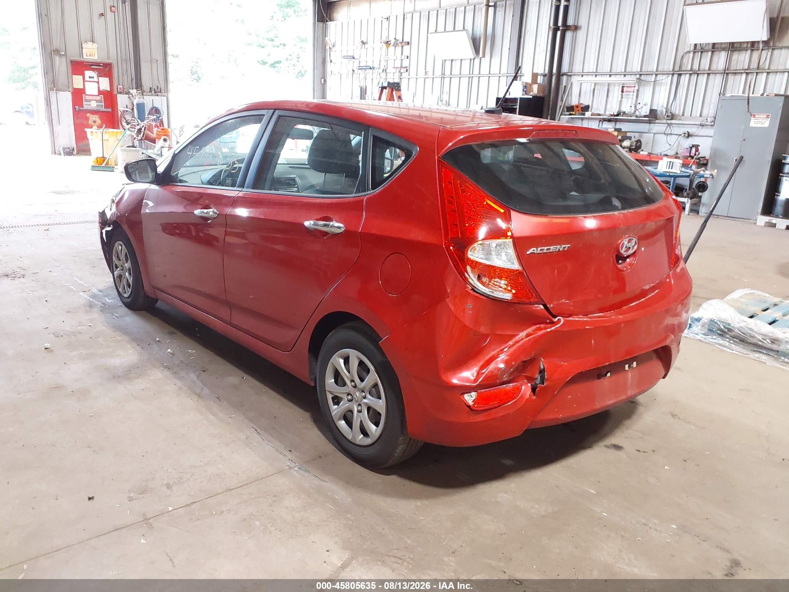 2014 Hyundai Accent Gs Красный vin: KMHCT5AE7EU172274