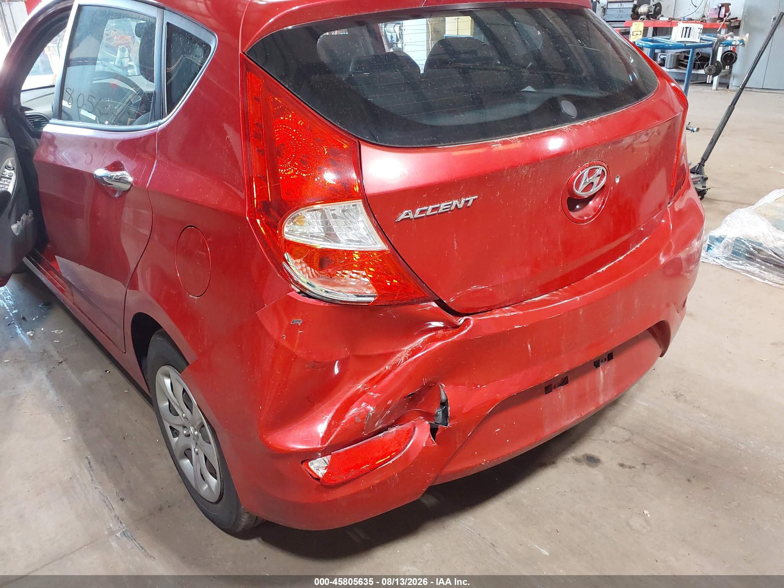 2014 Hyundai Accent Gs Красный vin: KMHCT5AE7EU172274
