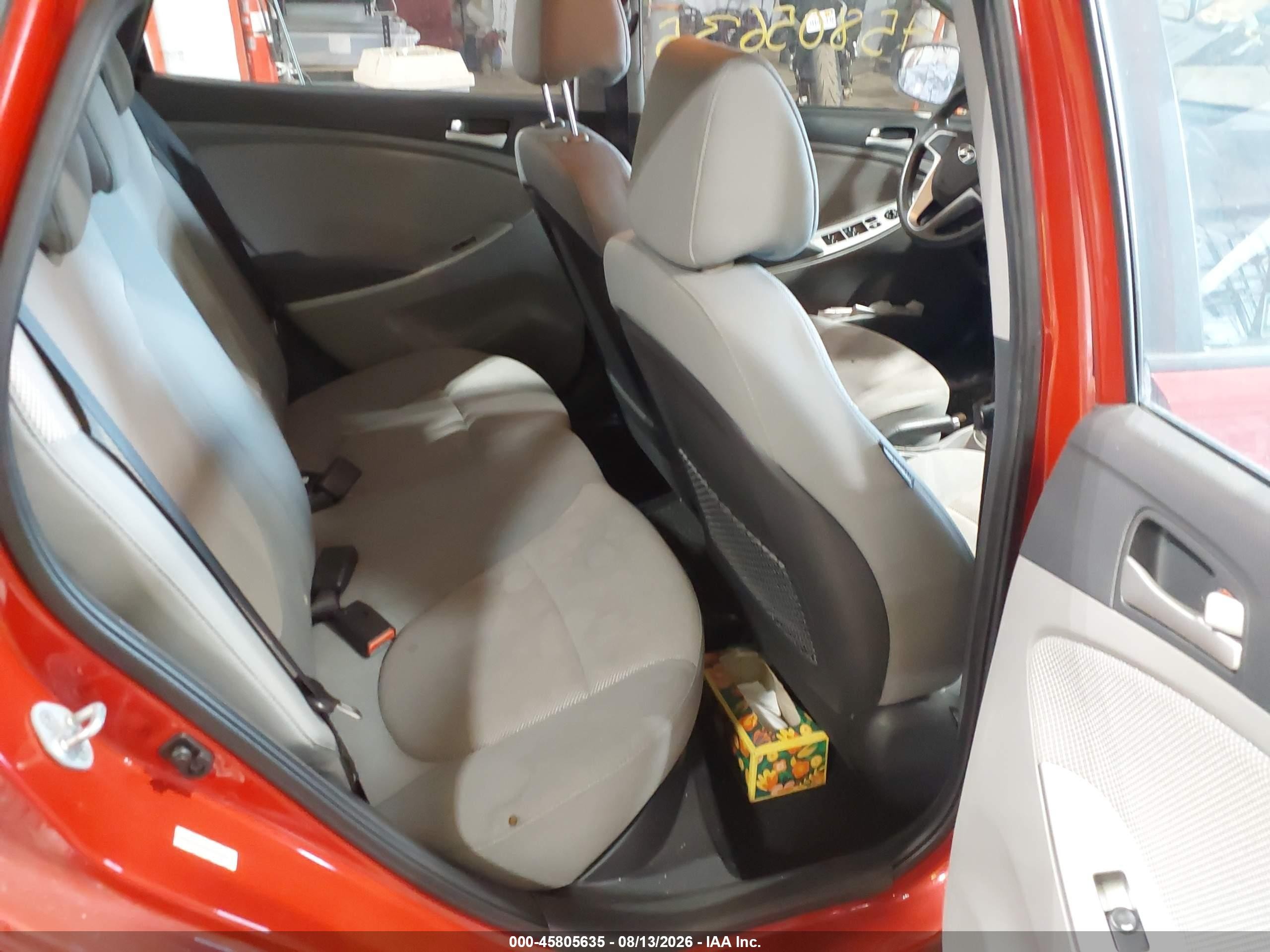 2014 Hyundai Accent Gs Красный vin: KMHCT5AE7EU172274