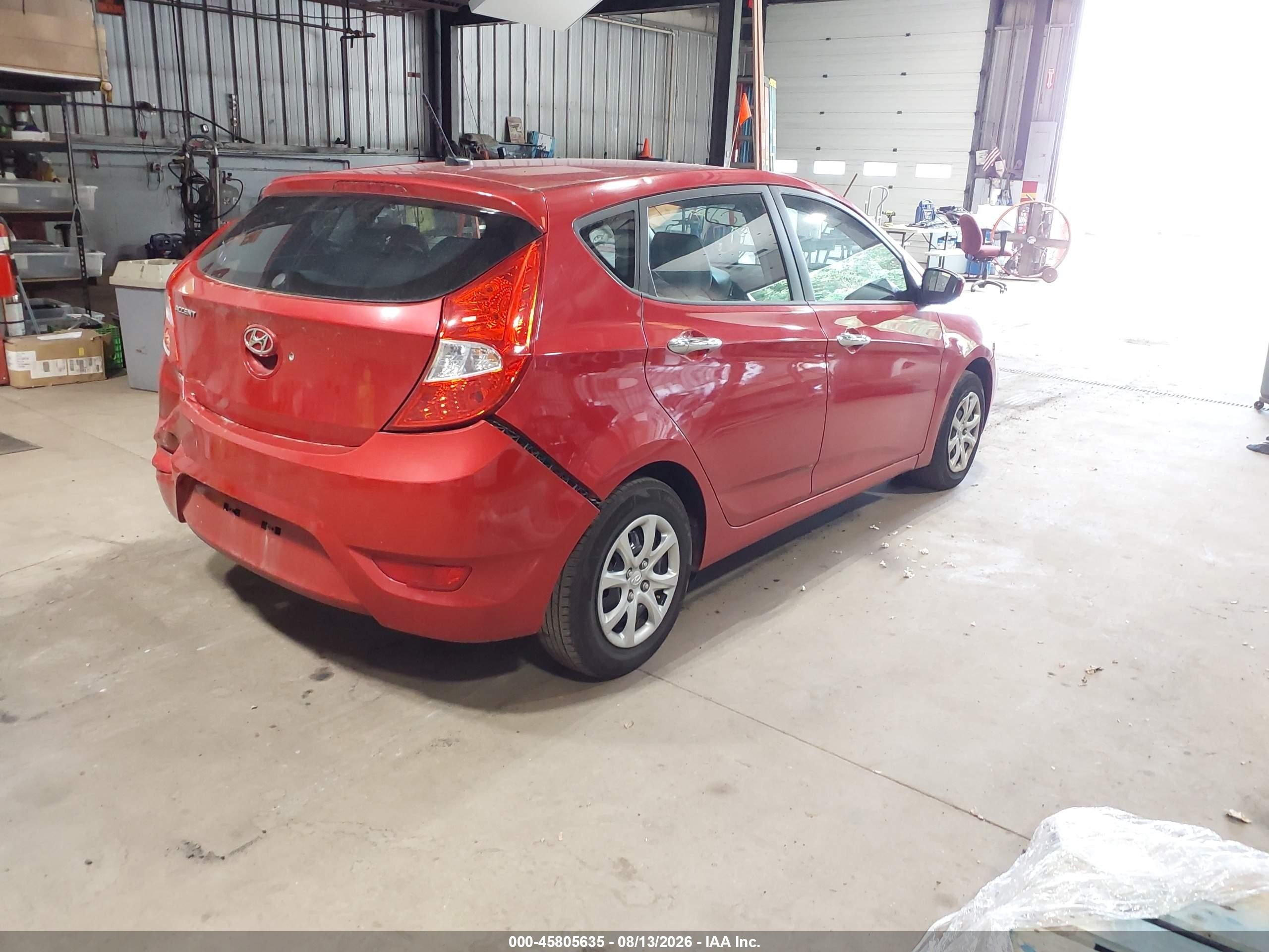 2014 Hyundai Accent Gs Красный vin: KMHCT5AE7EU172274
