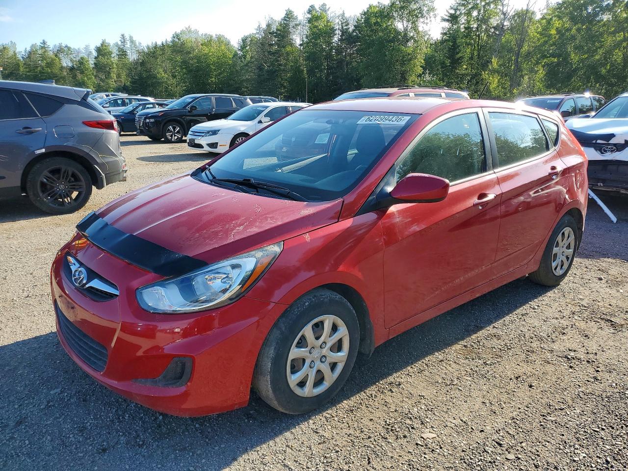 2014 Hyundai Accent Gs Red vin: KMHCT5AE7EU172789