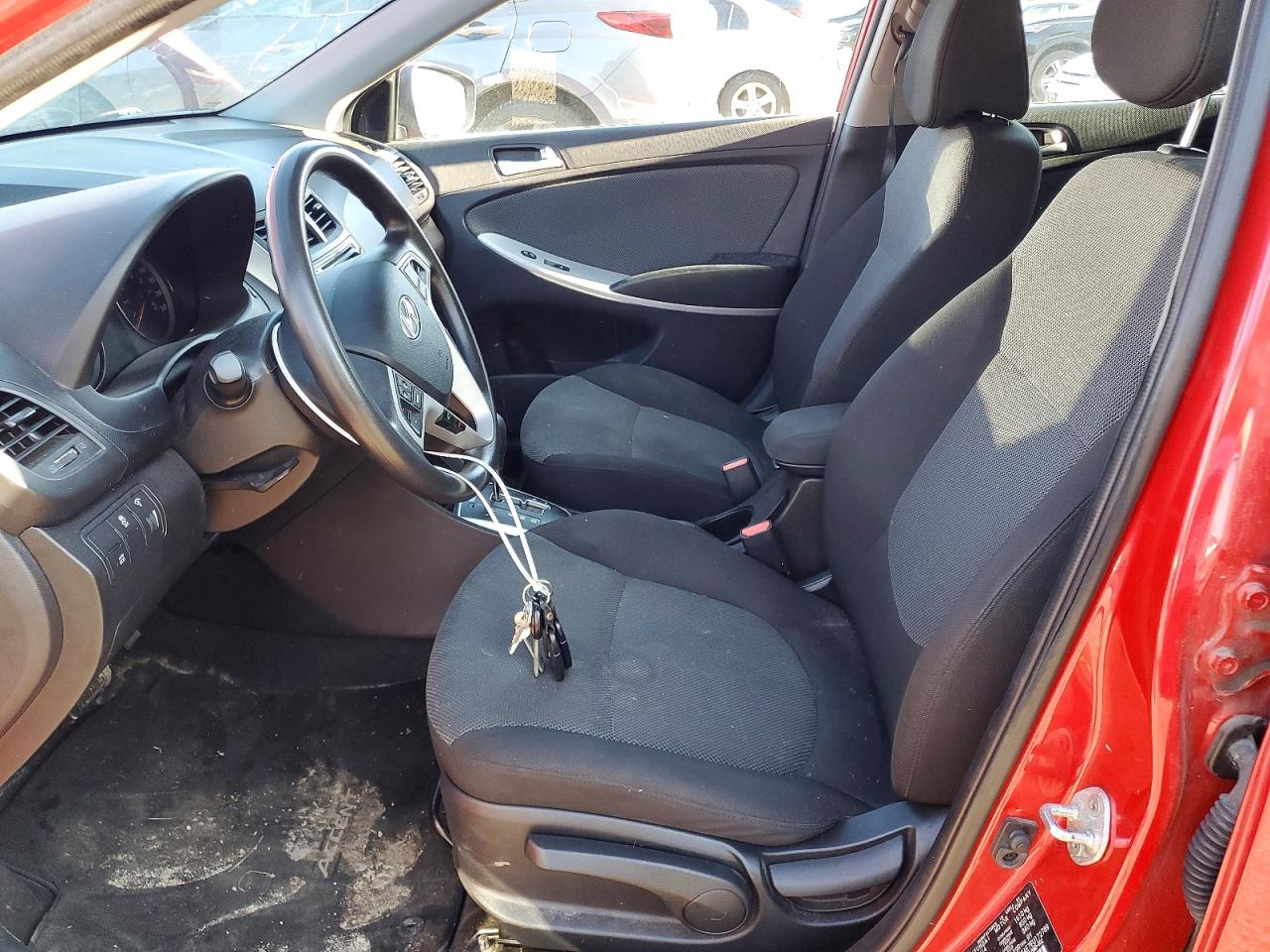 2014 Hyundai Accent Gs Red vin: KMHCT5AE7EU172789