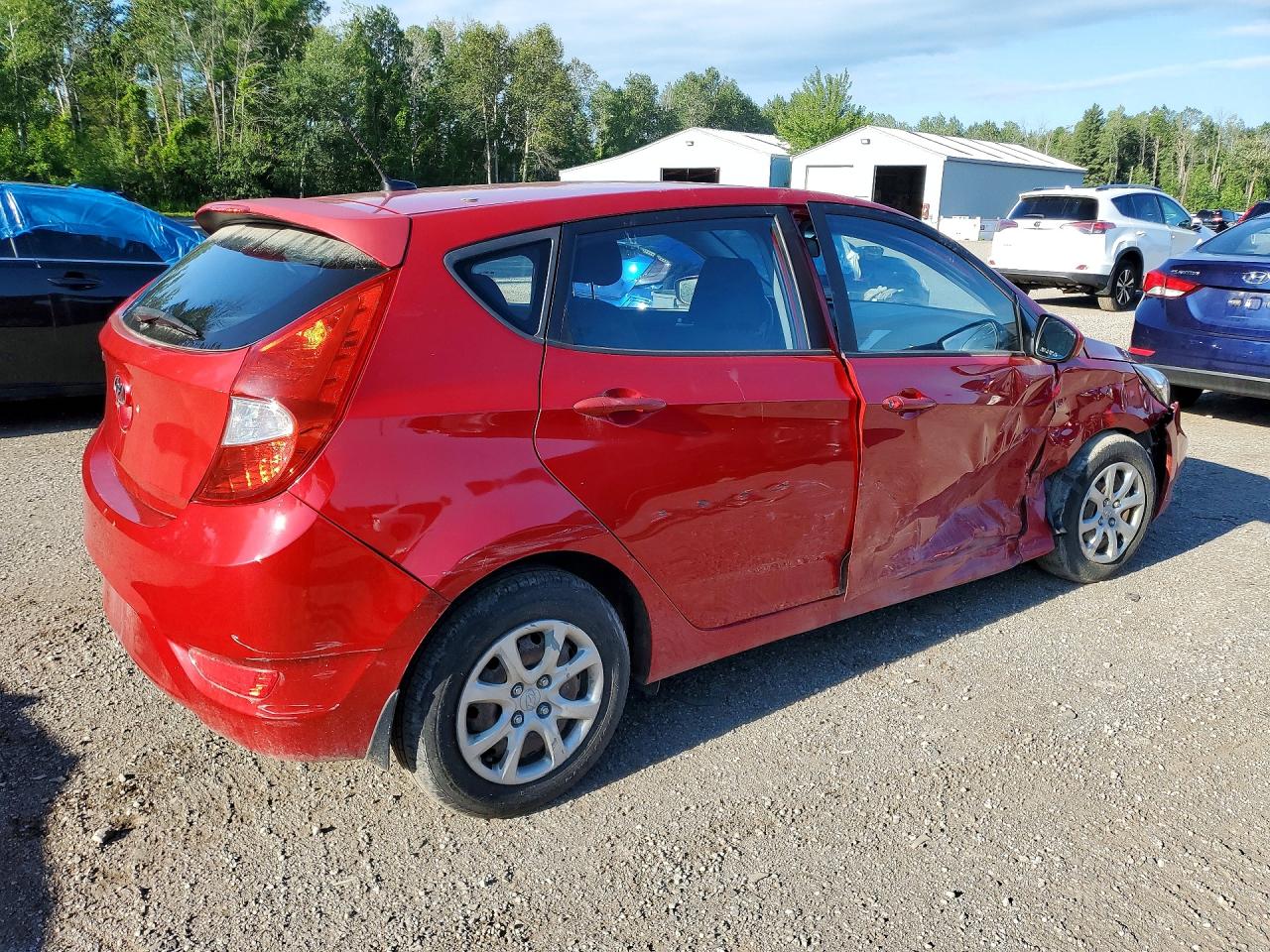 2014 Hyundai Accent Gs Red vin: KMHCT5AE7EU172789