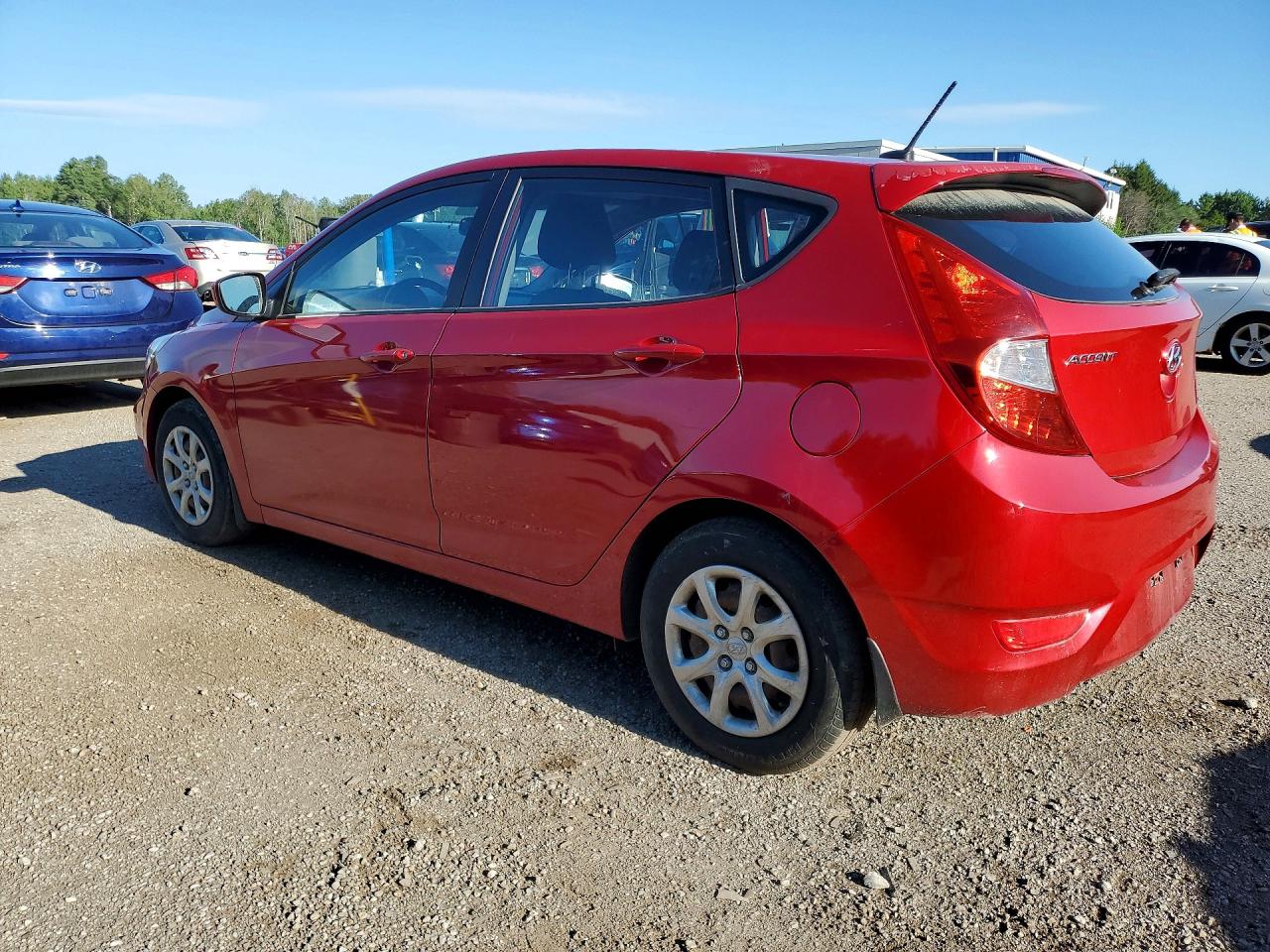 2014 Hyundai Accent Gs Red vin: KMHCT5AE7EU172789