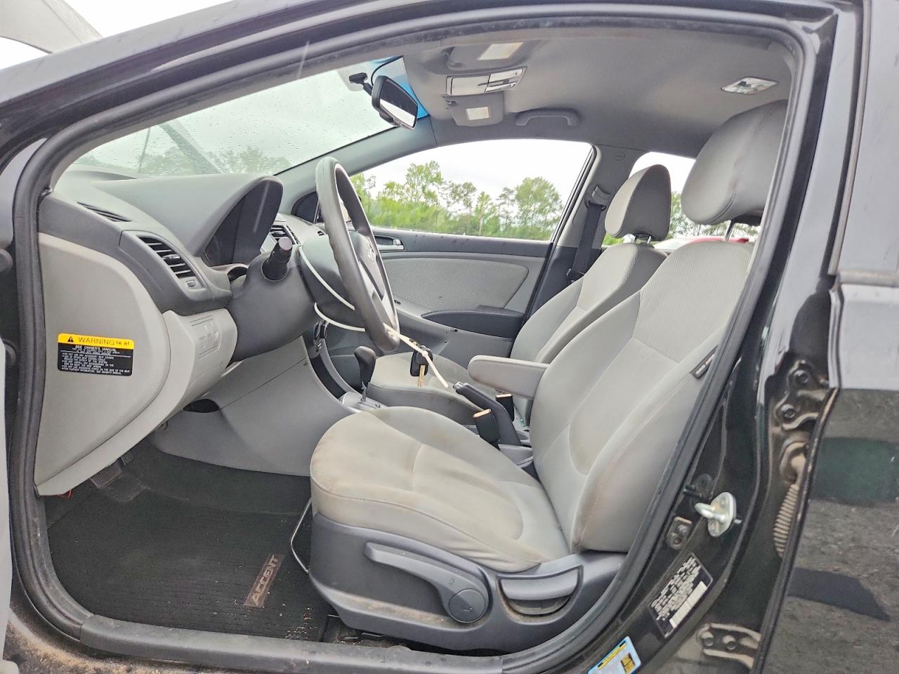 2014 Hyundai Accent Gs Черный vin: KMHCT5AE7EU174008