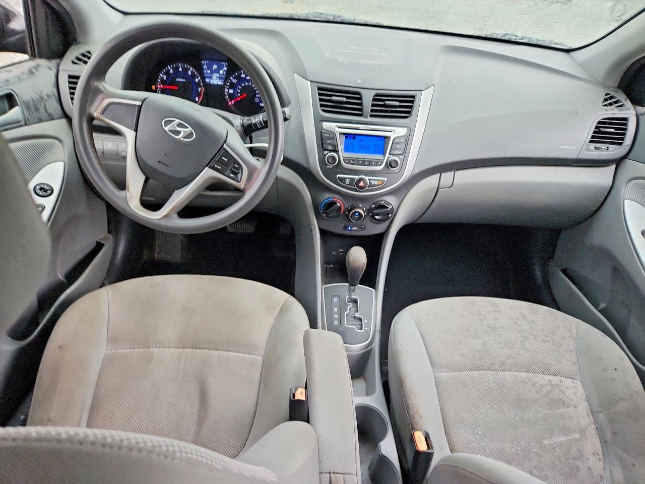 2014 Hyundai Accent Gs Черный vin: KMHCT5AE7EU174008