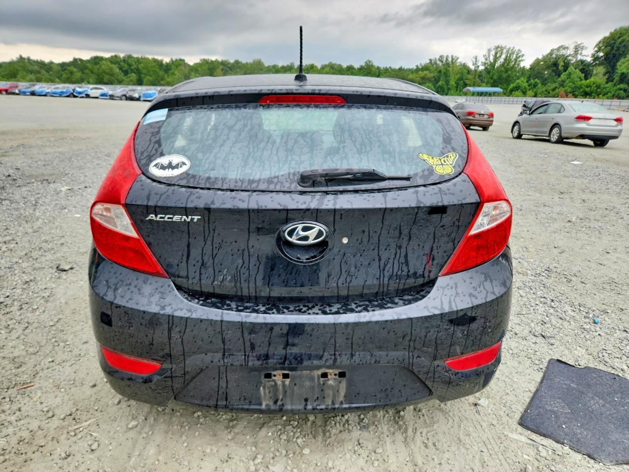 2014 Hyundai Accent Gs Черный vin: KMHCT5AE7EU174008