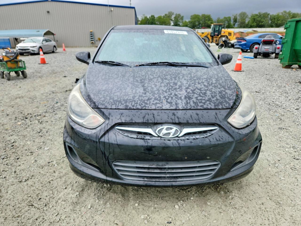 2014 Hyundai Accent Gs Черный vin: KMHCT5AE7EU174008