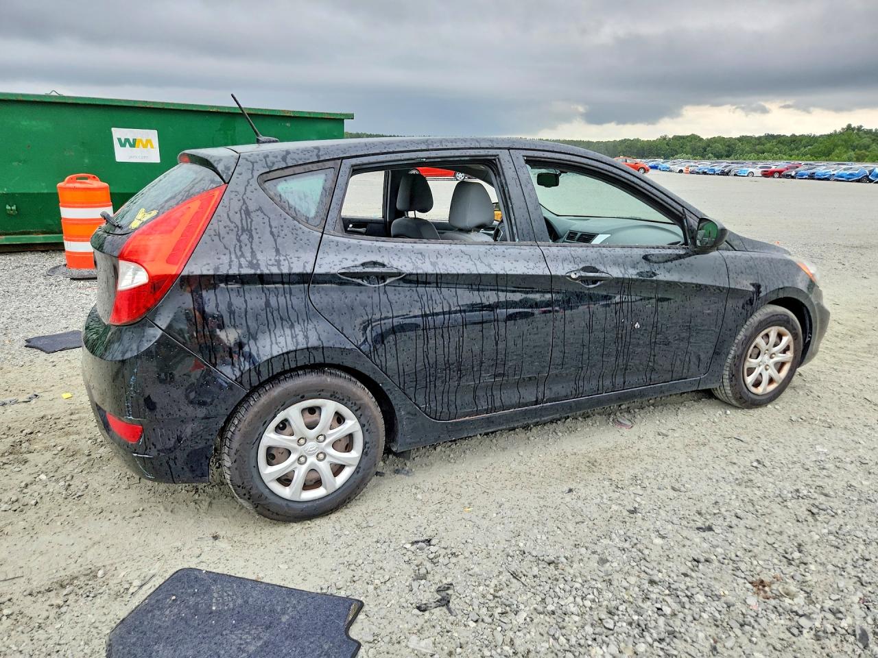 2014 Hyundai Accent Gs Черный vin: KMHCT5AE7EU174008
